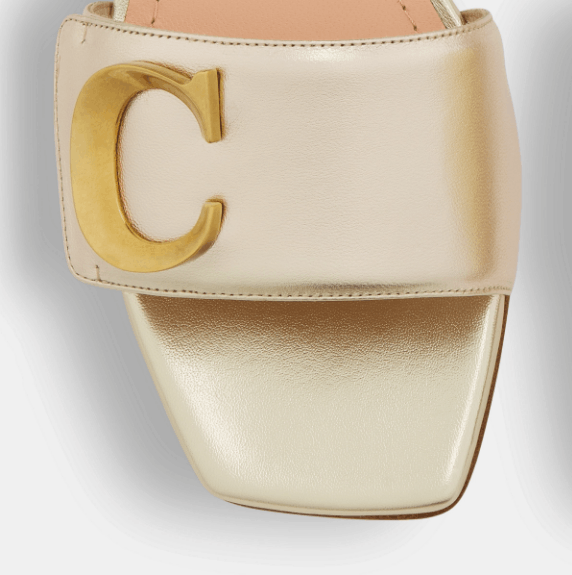 Dior o1w1db10825 KCQ887 Dior Or C'est Dior Slides in Gold Size US 7 / IT 37 - 4 Thumbnail