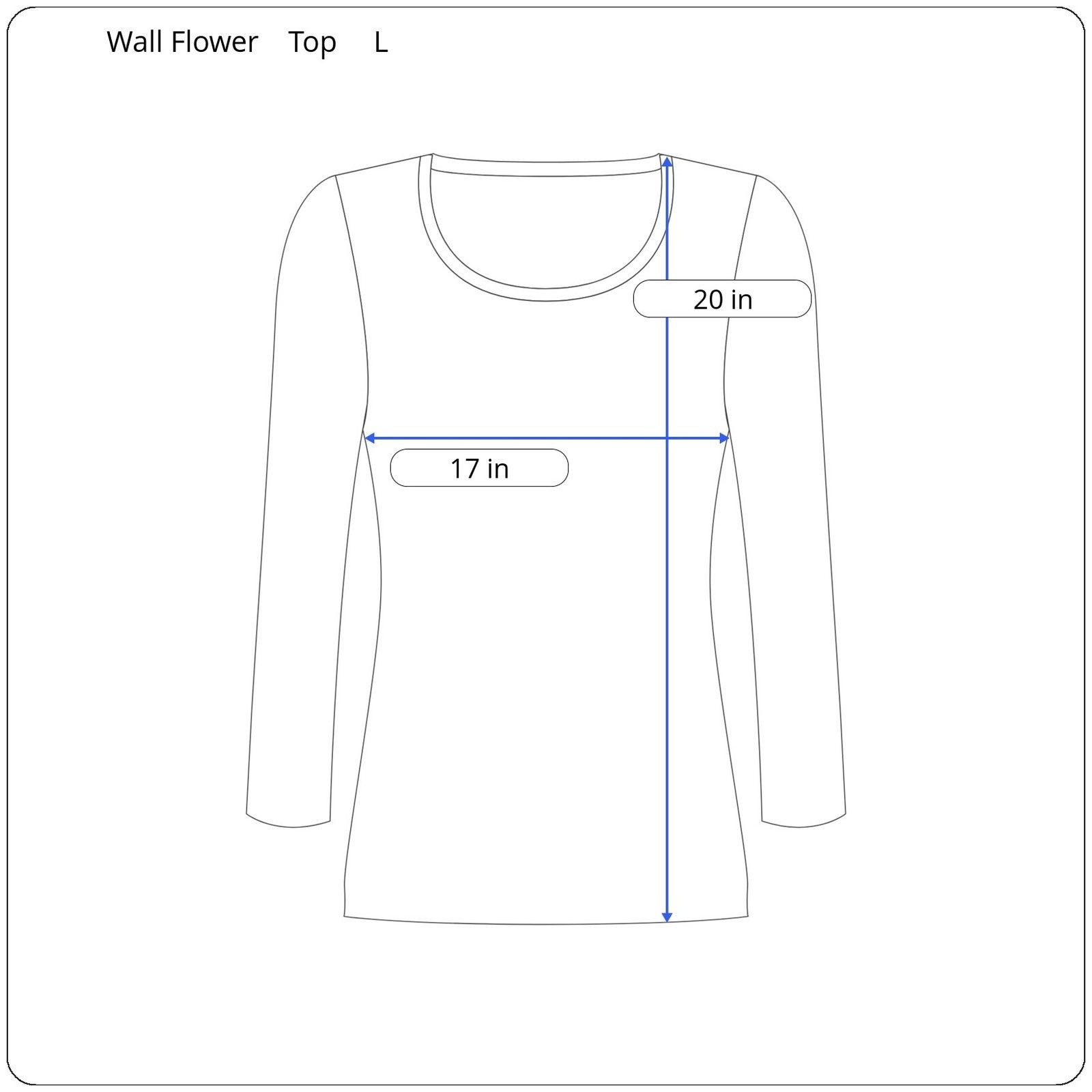 Other Wall Flower 3/4 Sleeve Top Women's Size Large Size L / US 10 / IT 46 - 5 Thumbnail