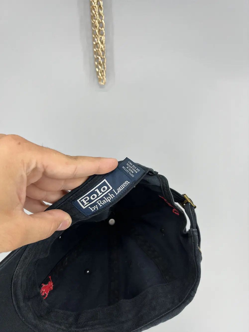 Polo Ralph Lauren Vintage Polo Ralph Lauren Logo Cap Size ONE SIZE - 7 Thumbnail