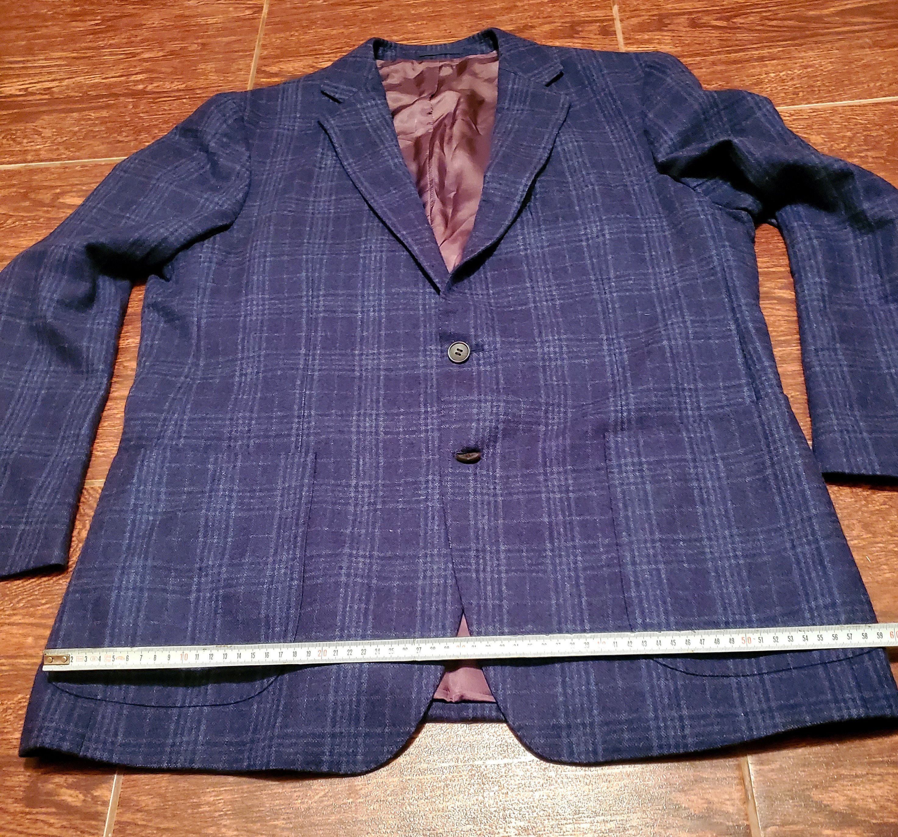 Suitsupply SUITSUPPLY x E. THOMAS Wool & Cashmere Checked Havana Blazer Size 48L - 9 Thumbnail