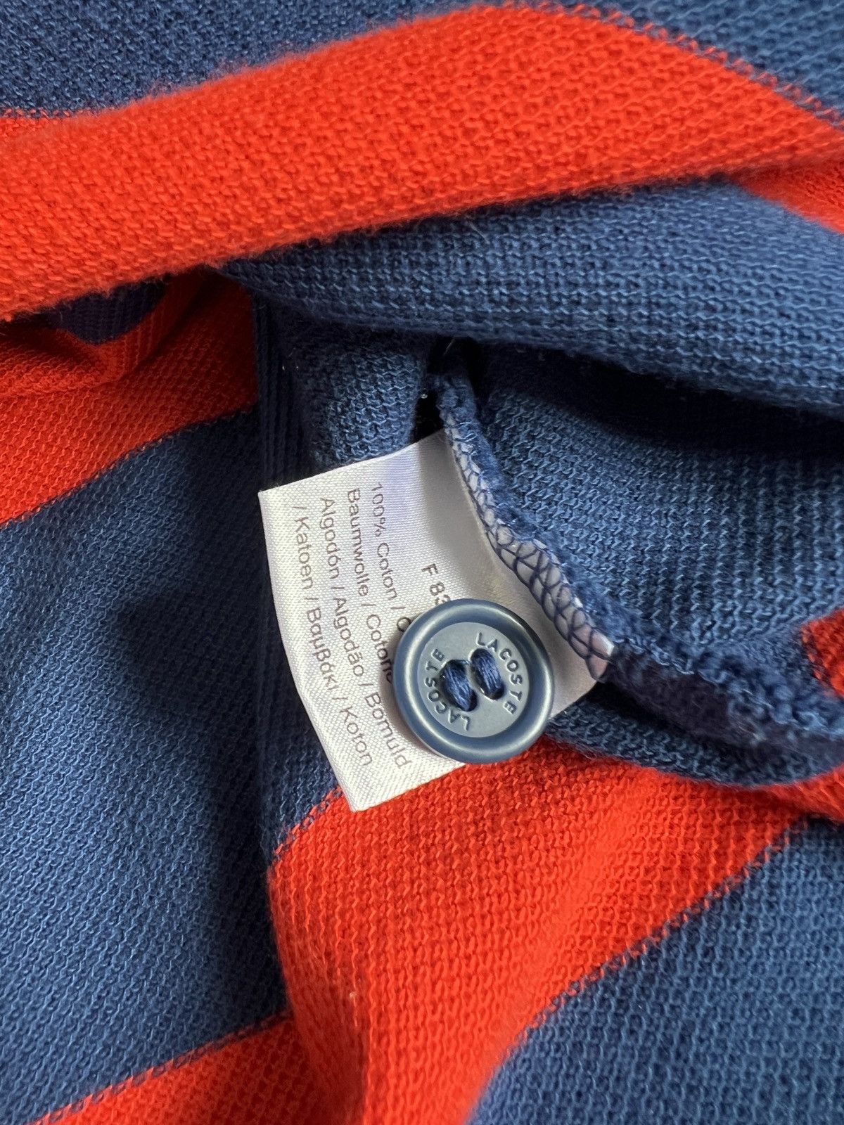 Lacoste Vintage lacoste rugby stripped long sleeve y2k Size US XL / EU 56 / 4 - 6 Thumbnail