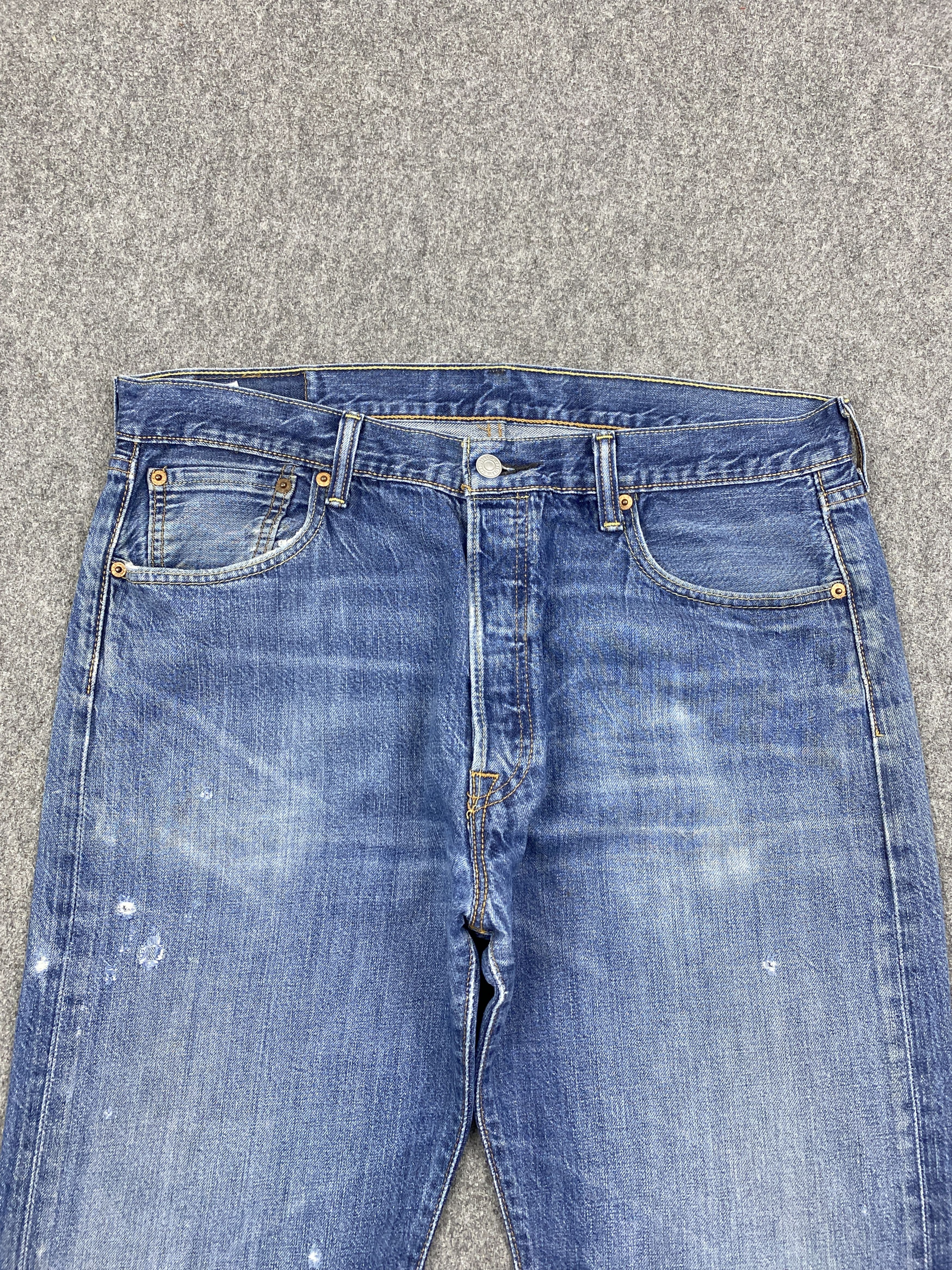 Levi's × Vintage Vintage Levis 501 Faded Blue Jeans DP2800 Size US 36 / EU 52 - 2 Thumbnail