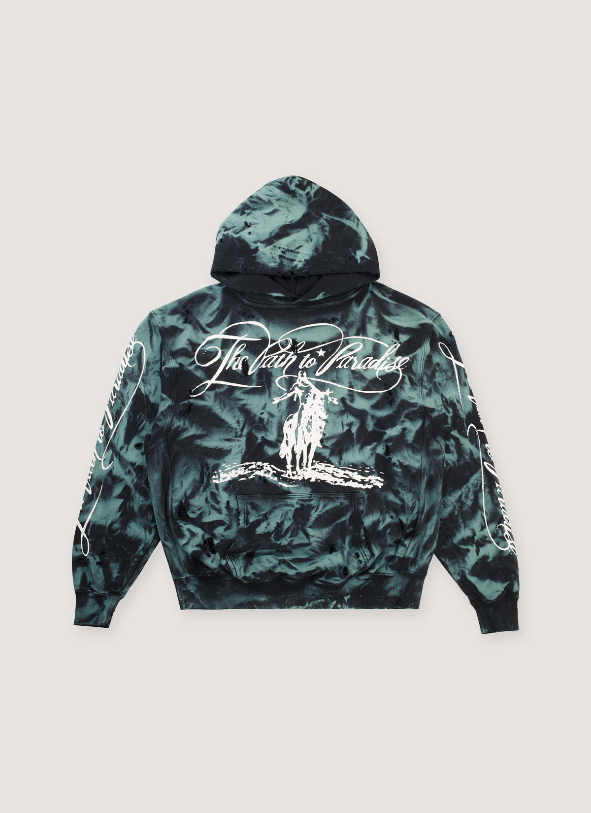 HELLSTAR Path 2 Paradise Marble Dye Sweatshirt Green Size US S / EU 44-46 / 1 - 1 Thumbnail