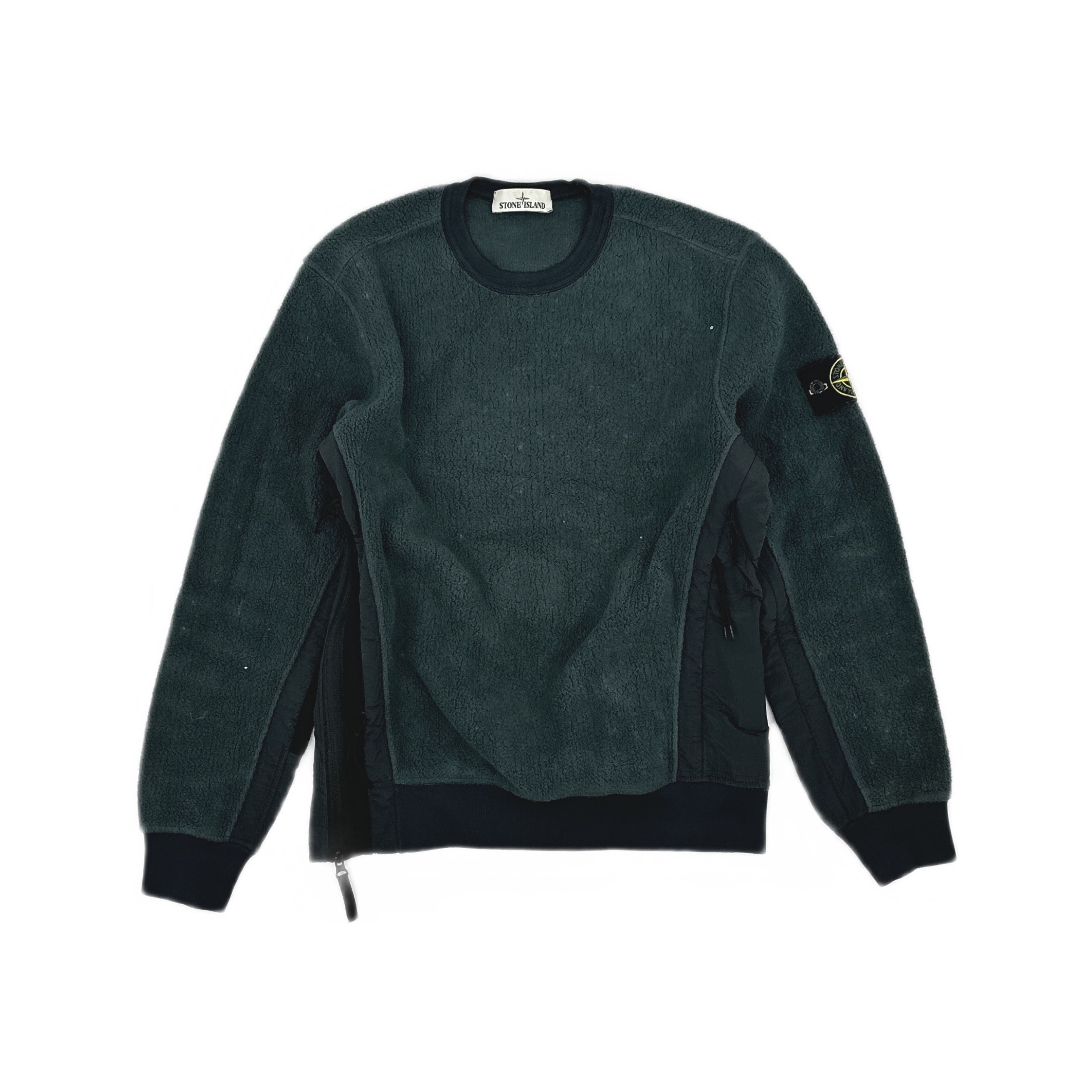 Stone Island Stone Island Fleece Panel Sweatshirt Size S Size US S / EU 44-46 / 1 - 1 Thumbnail