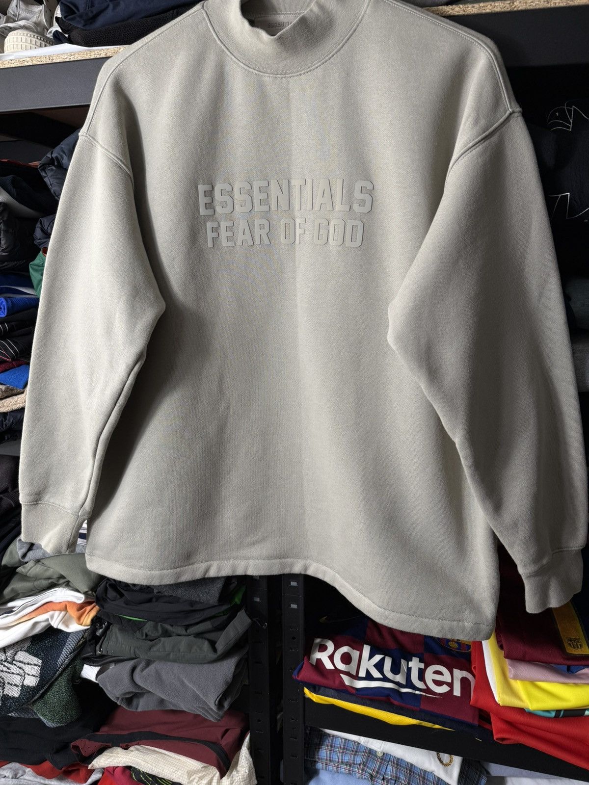 Fear of God Fear Of God Essentials Crewneck Sweatshirt Beige Oversized Size US XS / EU 42 / 0 - 9 Thumbnail