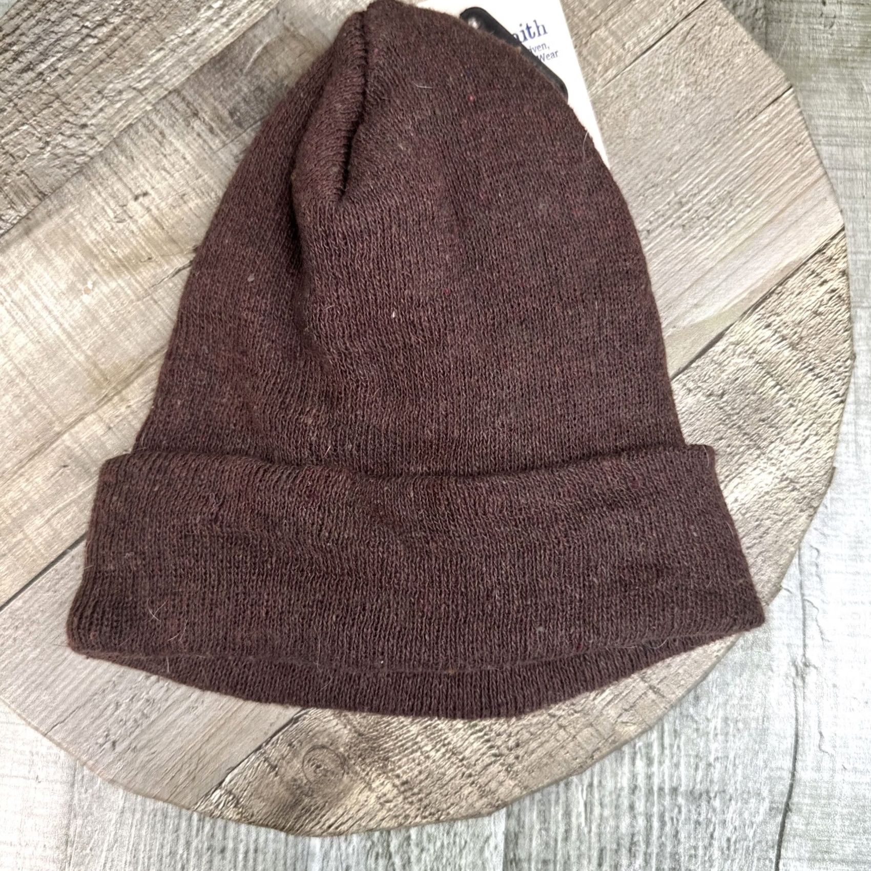 Vintage Yacht & Smith Beanie Unisex Adults One Size Dark Gray Knit Hats Men Women Size ONE SIZE - 2 Thumbnail