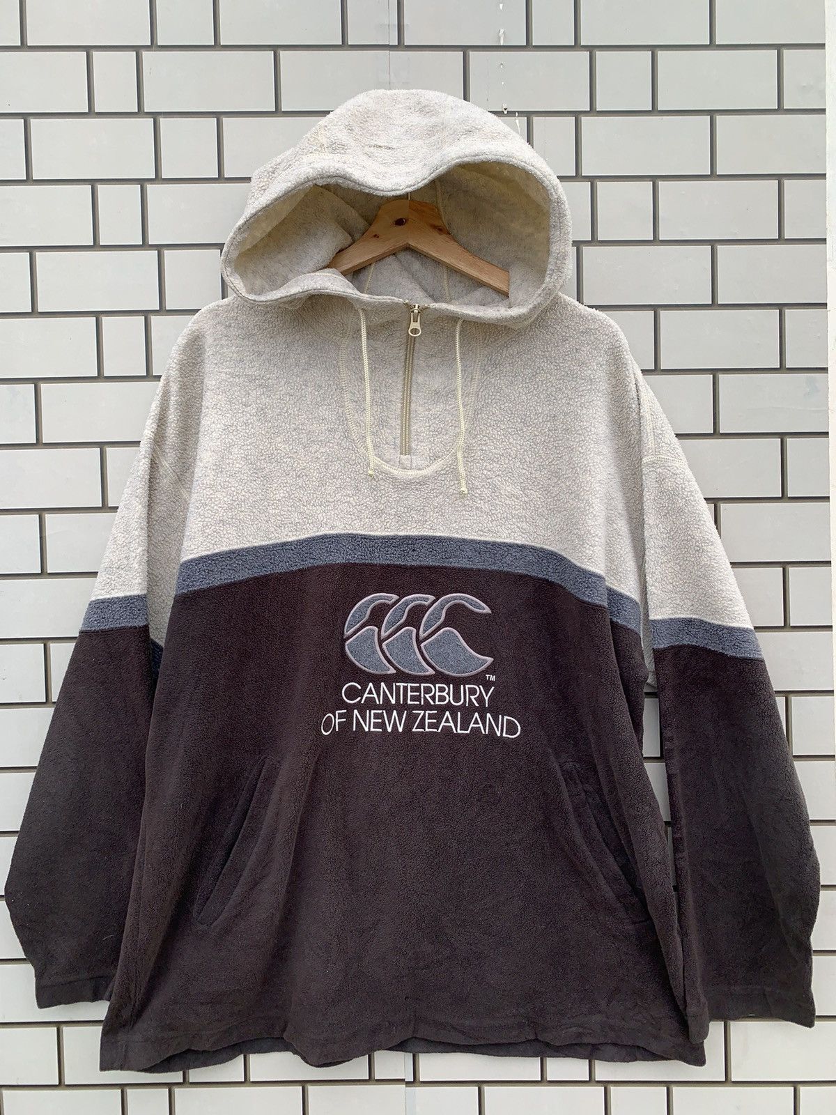 Canterbury of New Zealand × Vintage Vintage Canterbury x Polartec Sweatshirt Hoodie Half Zip Size US XL / EU 56 / 4 - 2 Thumbnail