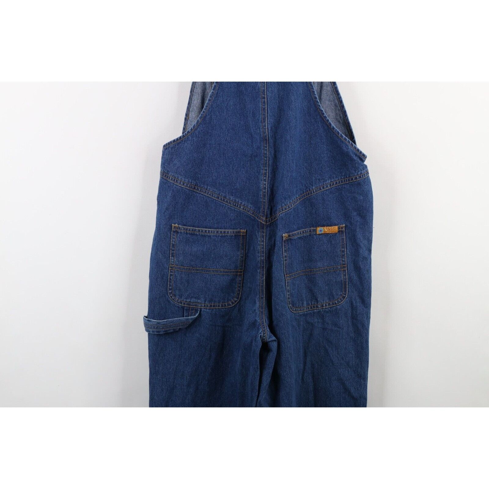 Vintage Vintage 90s Looney Tunes Tweety Bird Flower Denim Overalls Size 34" / US 12 / IT 48 - 19 Thumbnail