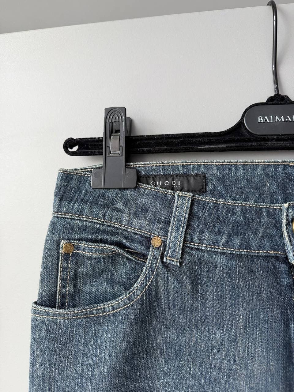 Gucci Gucci By Tom Ford S/S2002 Flared Denim Jeans Vintage Archive Size 27" / US 4 / IT 40 - 6 Thumbnail