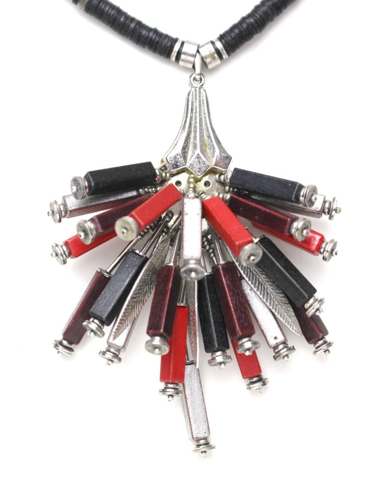 Hysteric Glamour 2000S JAPANESE MADE BLACK & RED NEBULA RAYS NECKLACE Size ONE SIZE - 3 Thumbnail