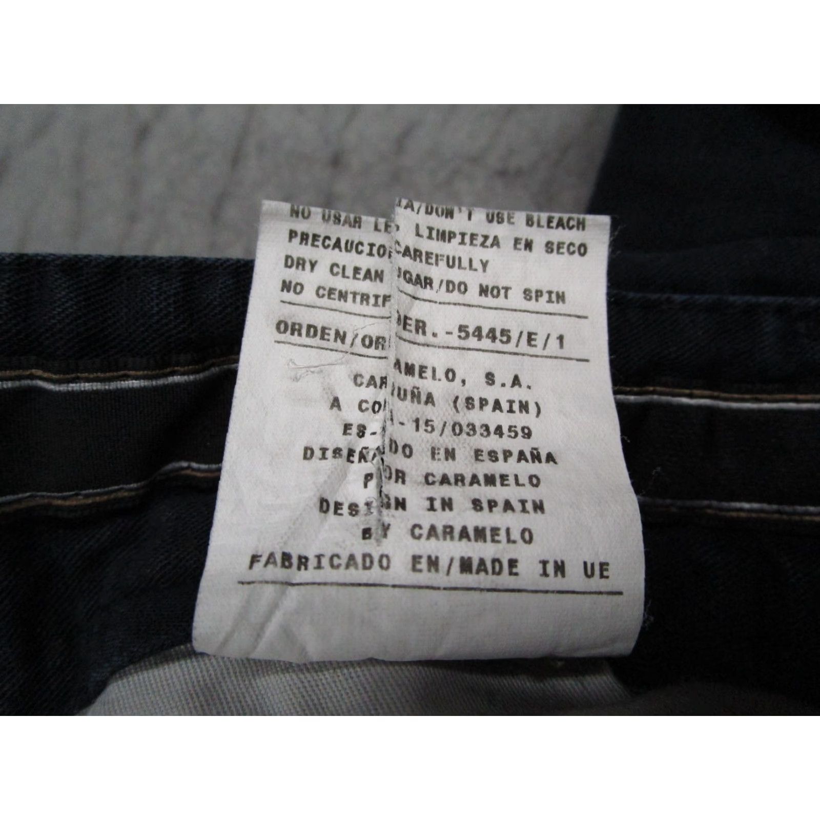Vintage VINTAGE Caramelo Pants Mens 44 Navy Blue Linen Lyocell Chino Flat Front Casual 32x34 Mens Pants Size US 44 / EU 60 - 6 Thumbnail