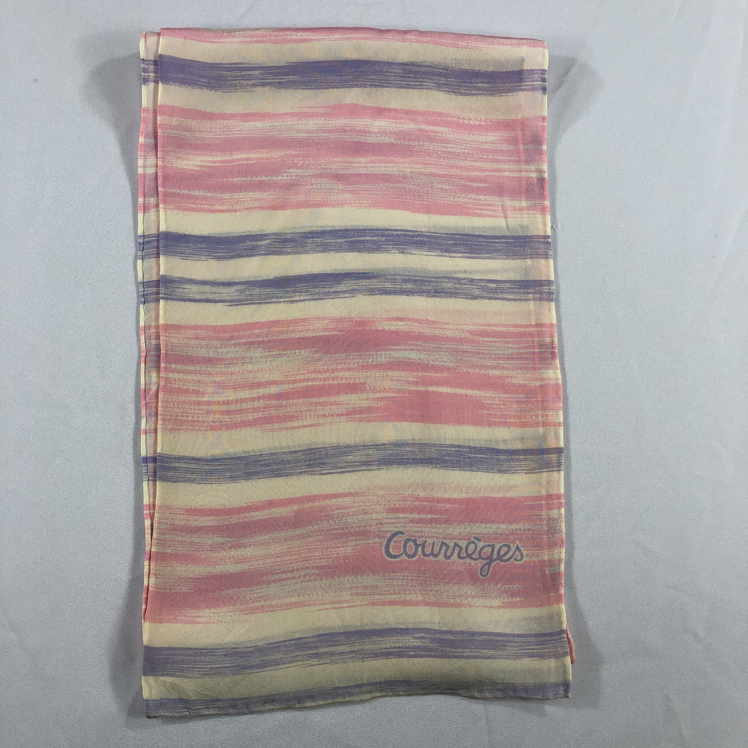 Courreges Vintage Courreges Silk Scarf Size ONE SIZE - 3 Thumbnail