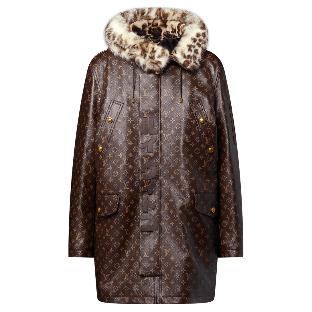 Louis Vuitton Monogram Leather Parka Size US L / EU 52-54 / 3 - 1 Thumbnail
