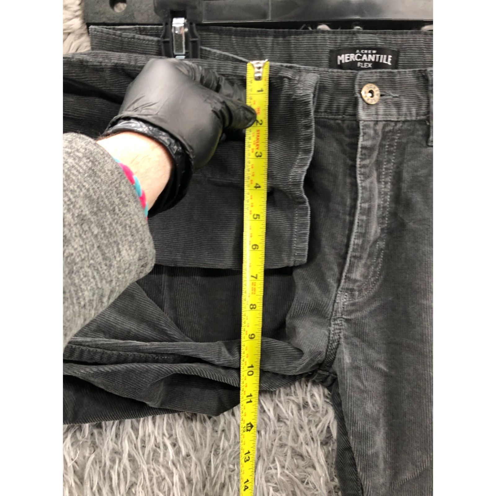 J.Crew J.CREW Mercantile Slim Straight Corduroy Pants Mens Gray 31x32 Jeans Shirt?? Size US 31 - 4 Thumbnail