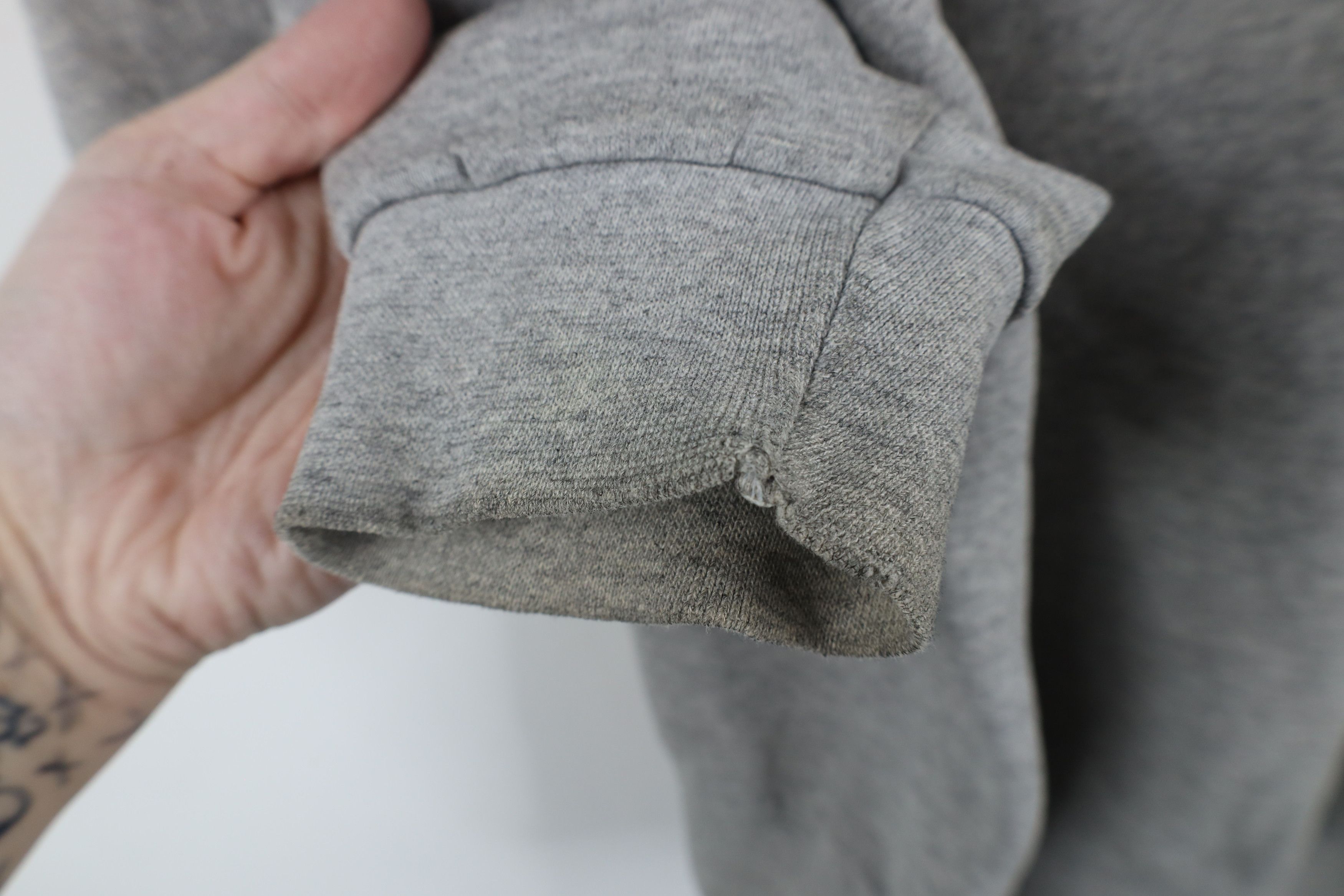 Nike × Vintage Vintage 90s Nike Air Big Swoosh Crewneck Sweatshirt Gray USA Size US XL / EU 56 / 4 - 6 Thumbnail
