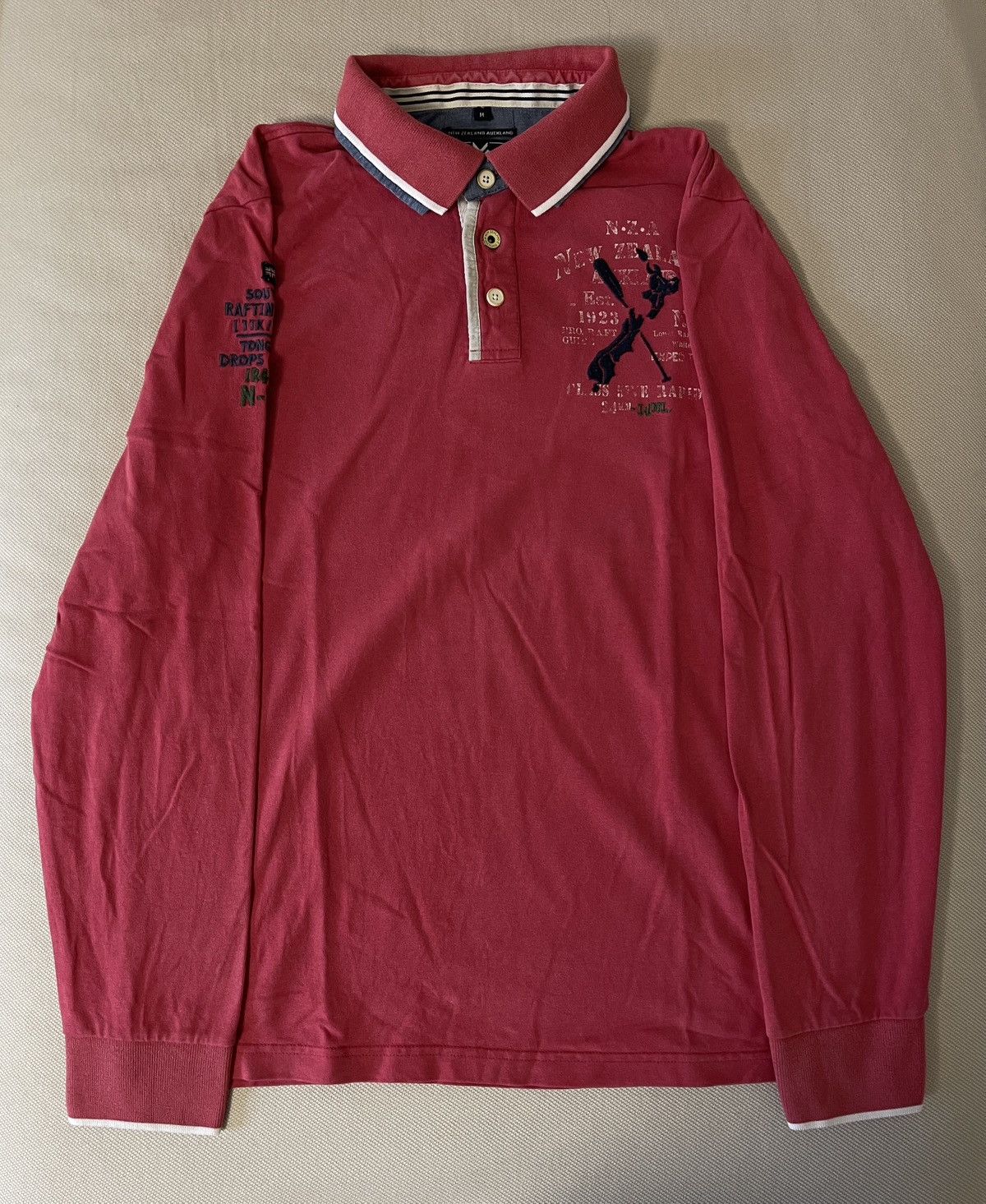 Canterbury of New Zealand × New Zealand Outback NZA New Zealand Auckland Polo with Double Collar, Longsleeve Size US M / EU 48-50 / 2 - 4 Thumbnail