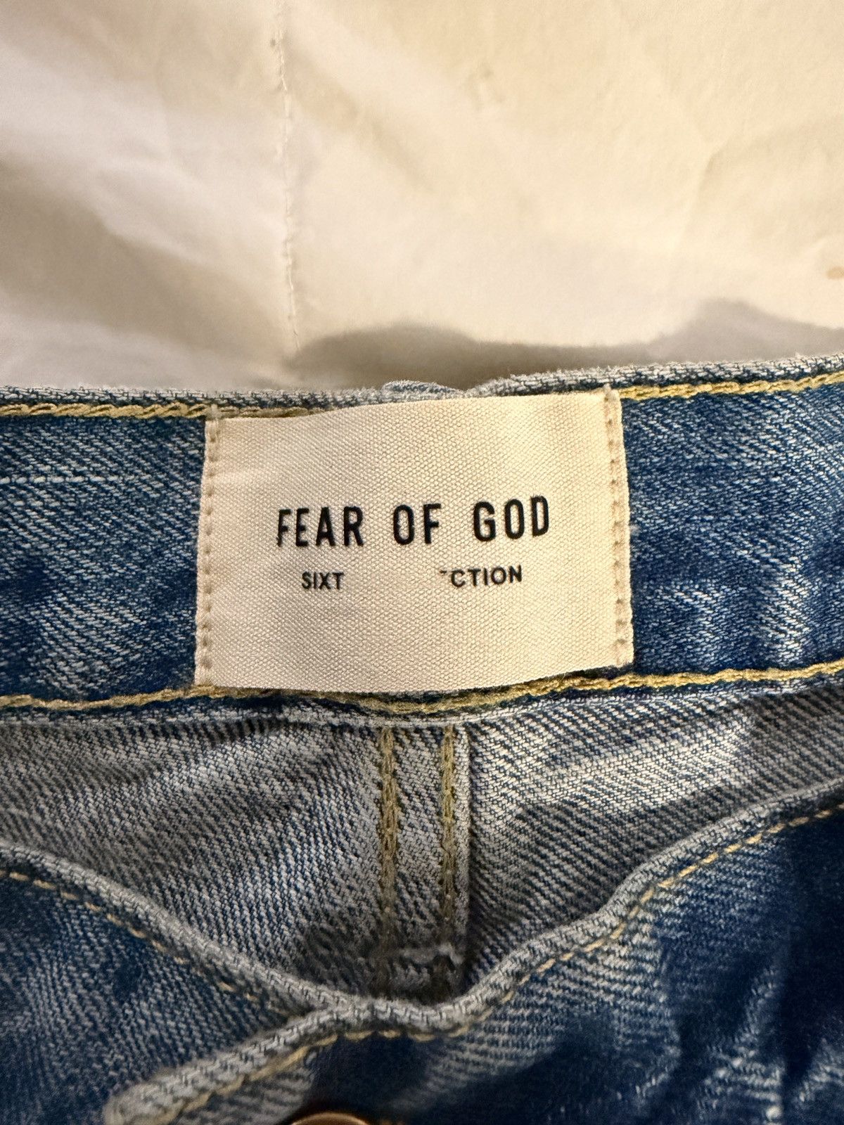 Fear of God Fear of god 6th collection skinny zipper denim jeans Size US 36 / EU 52 - 11 Thumbnail