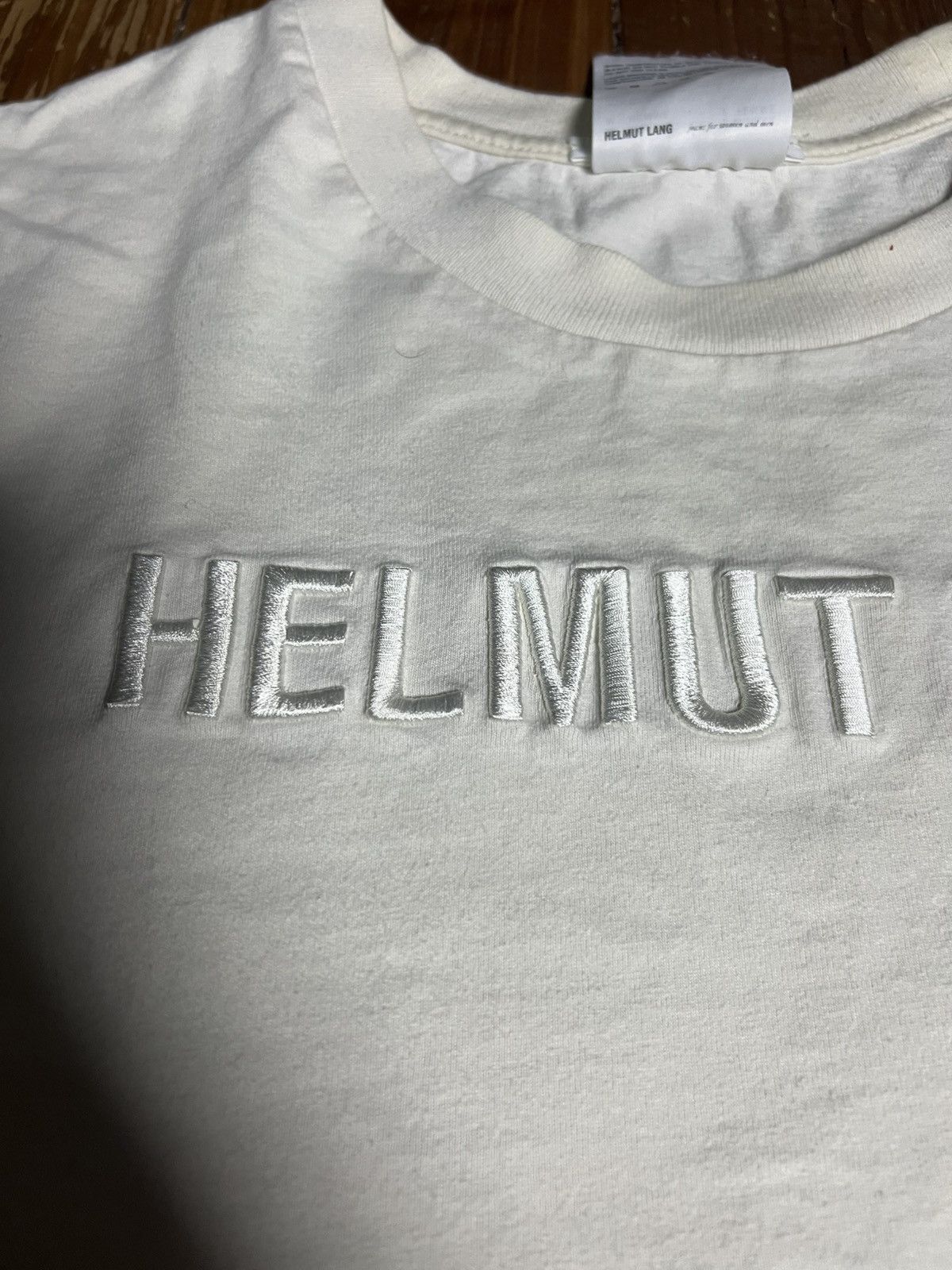 Helmut Lang Helmut Lang Logo Shirt Size US S / EU 44-46 / 1 - 2 Thumbnail