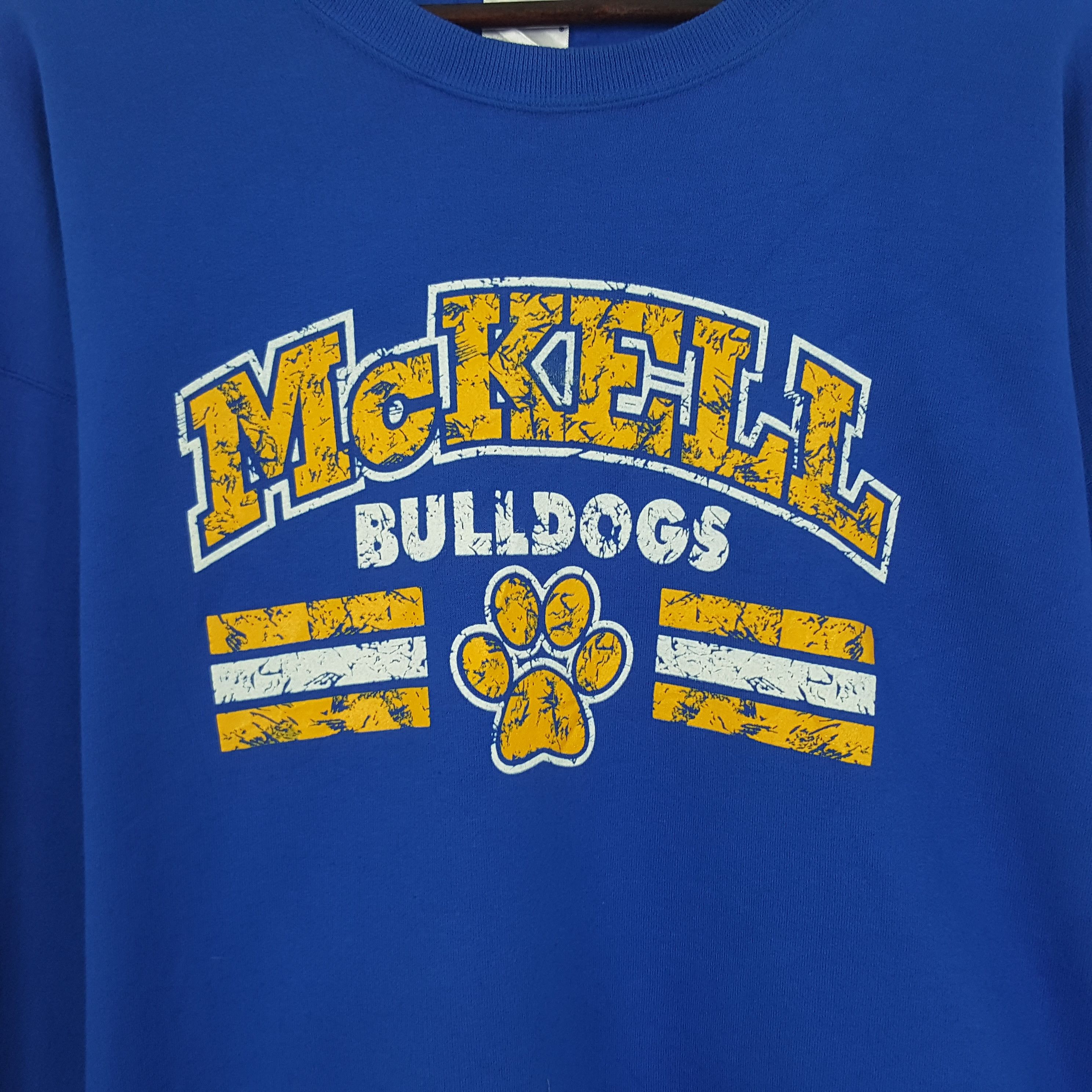 Jerzees × Vintage Vintage McKELL Bulldog Sweatshirt Size US XXL / EU 58 / 5 - 2 Thumbnail