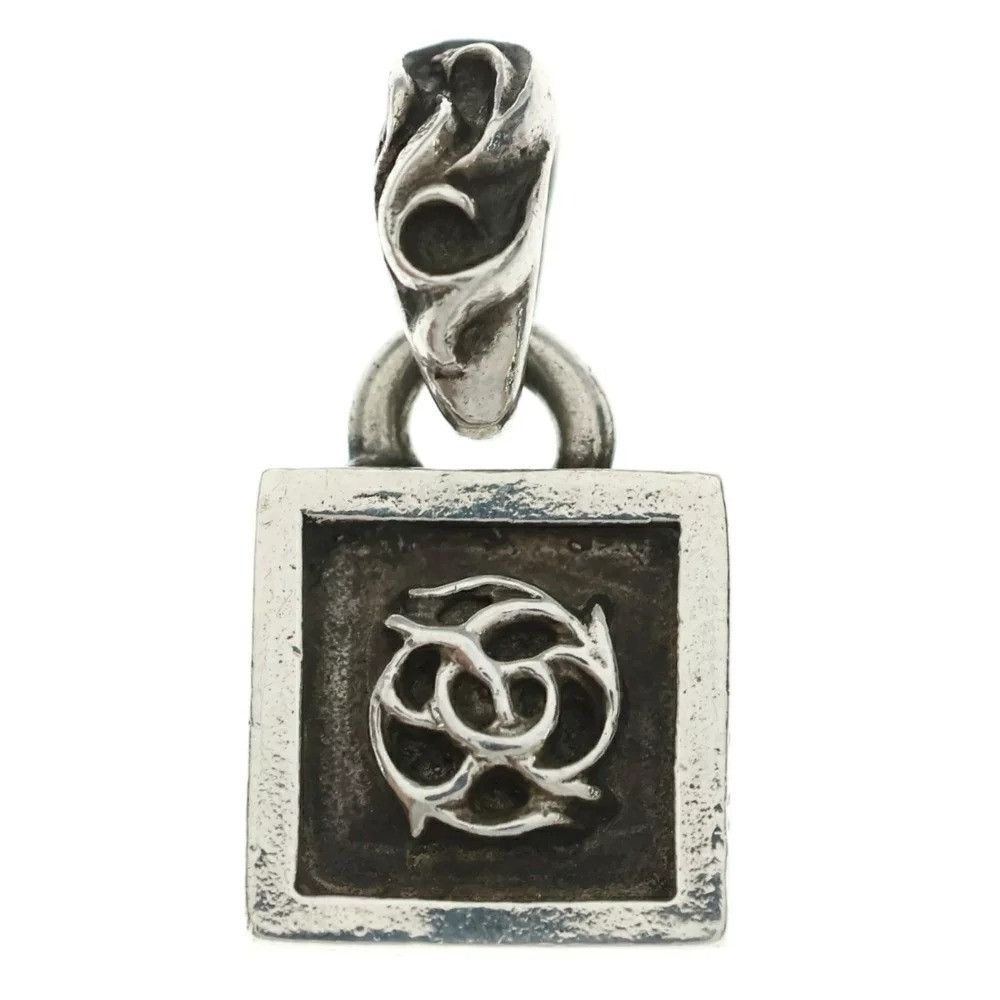 Chrome Hearts OFFER OK🔥CHROME HEARTS FRAMED FLORAL PENDANT silver Size ONE SIZE - 1 Thumbnail