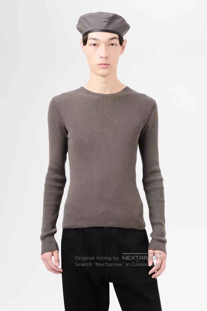 Our Legacy Our Legacy Gray round neck knit sweater Size L / US 10 / IT 46 - 3 Thumbnail