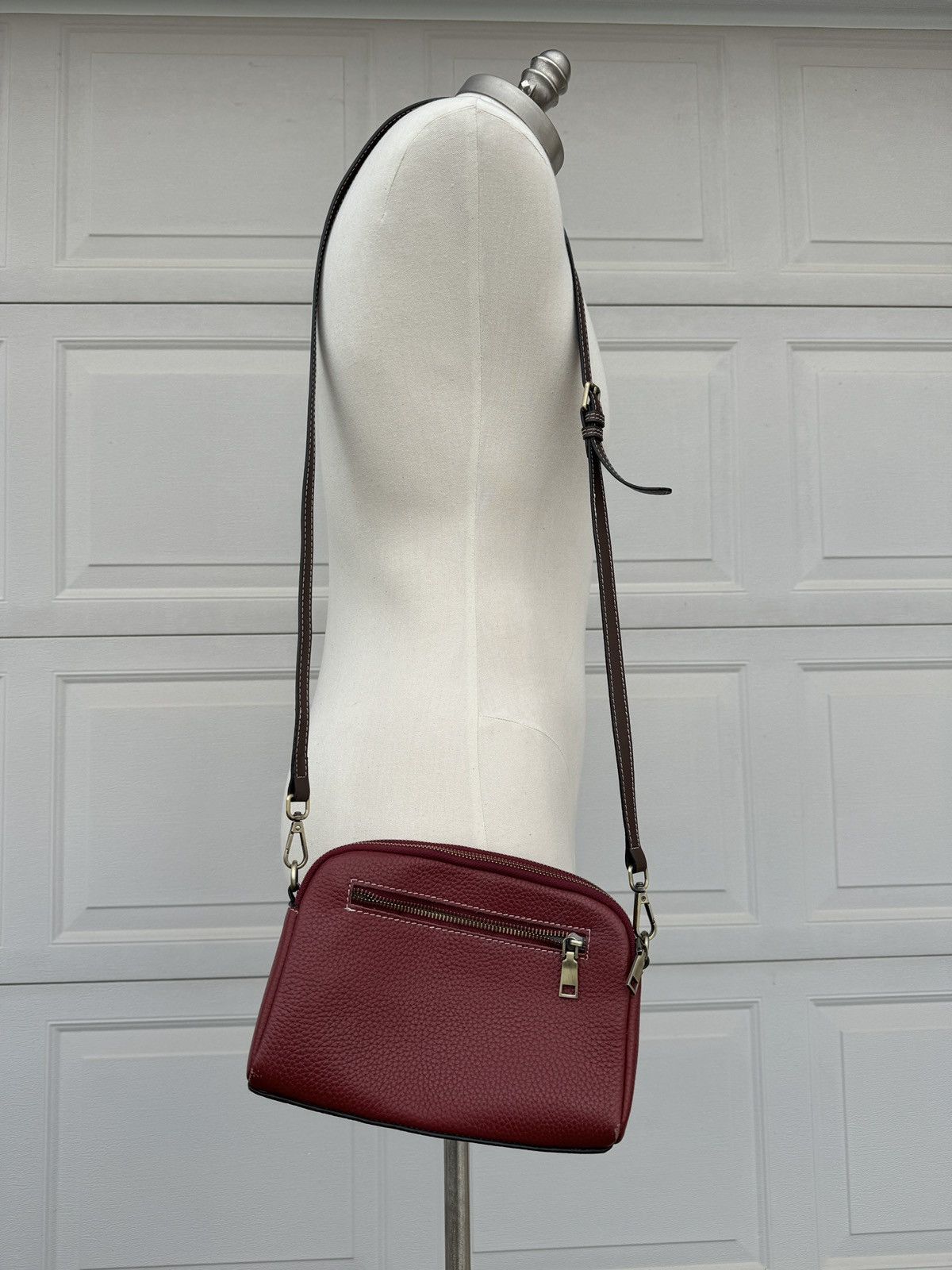 Other RED & BROWN LEATHER CONTRAST FLAP PURSE Size ONE SIZE - 6 Thumbnail
