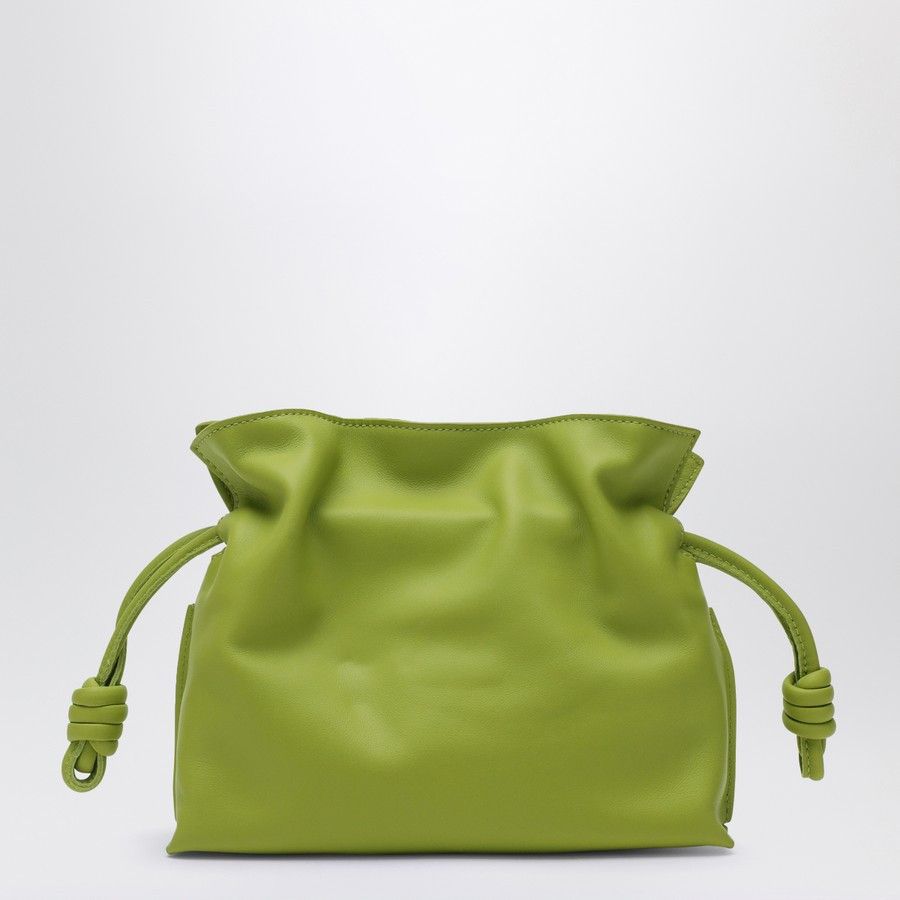 Loewe o1d2blof0824 Size: OS / Leather Flamenco Clutch in Green Size ONE SIZE - 3 Thumbnail