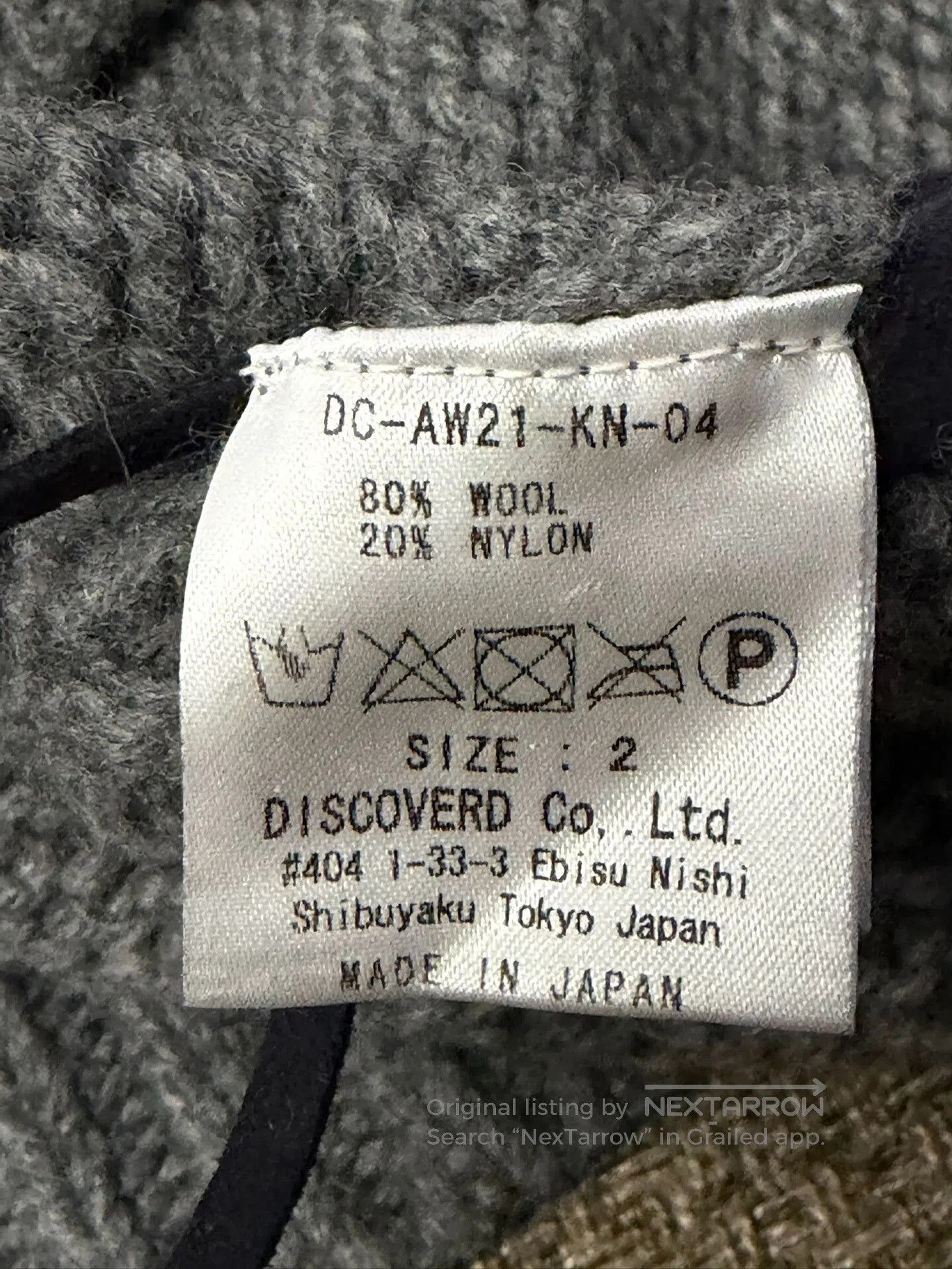 DISCOVERED Discovered Knit Sweater with Contrast Stitching. Size US M / EU 48-50 / 2 - 6 Thumbnail