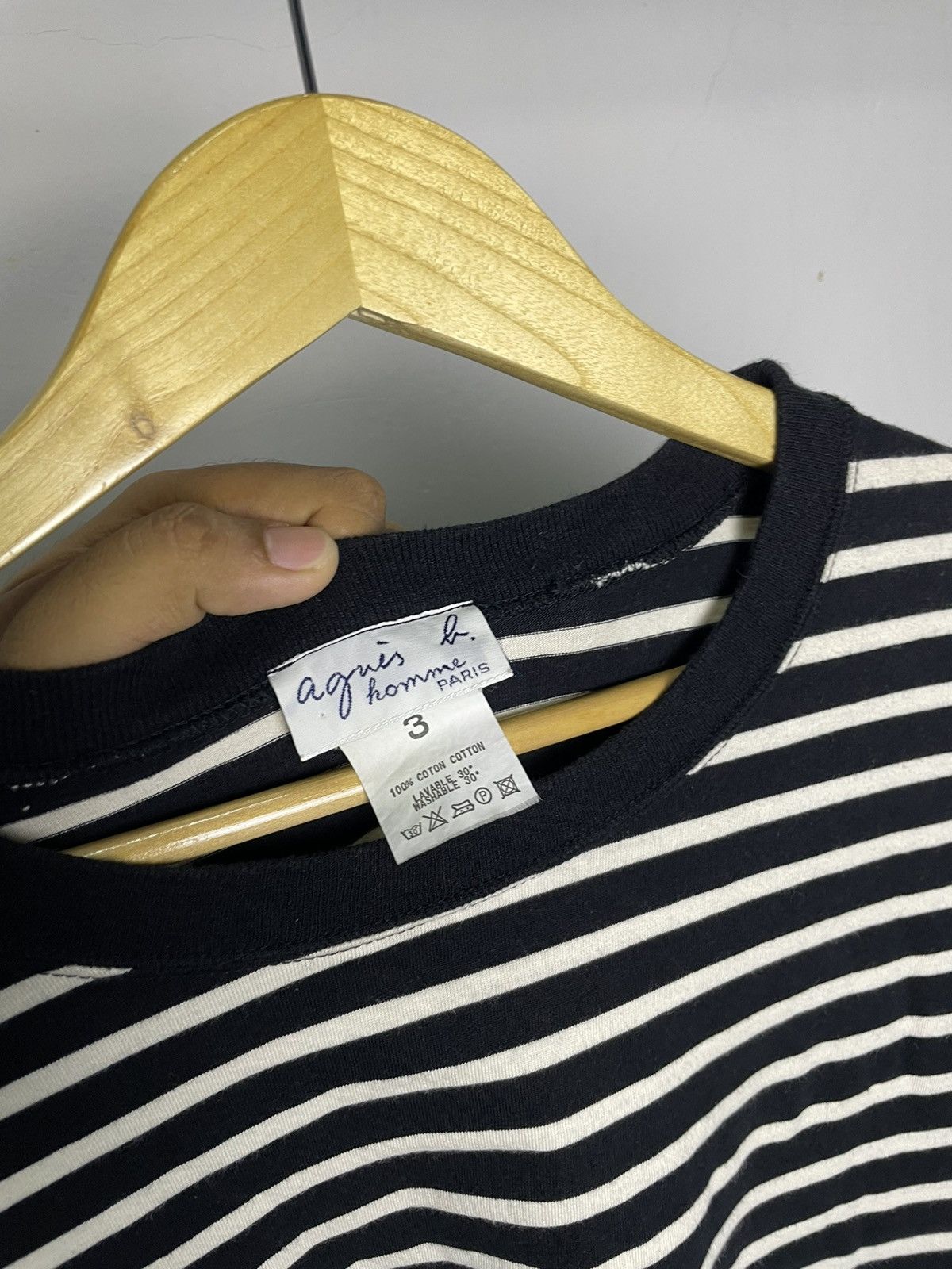 agnes b. Agnes B. Stripes baggy Shirt Size US L / EU 52-54 / 3 - 2 Thumbnail