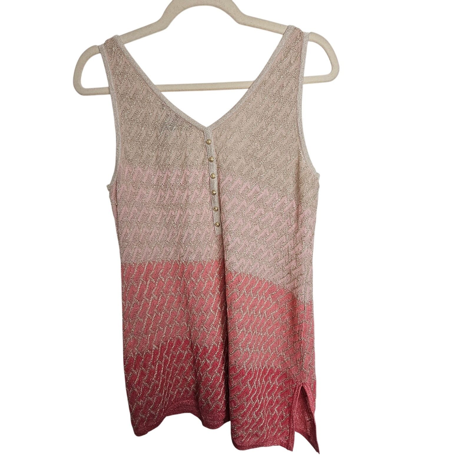 White House Black Market White House Black Market Blouse Tank Top Sweater S Pink Size S / US 4 / IT 40 - 7 Thumbnail