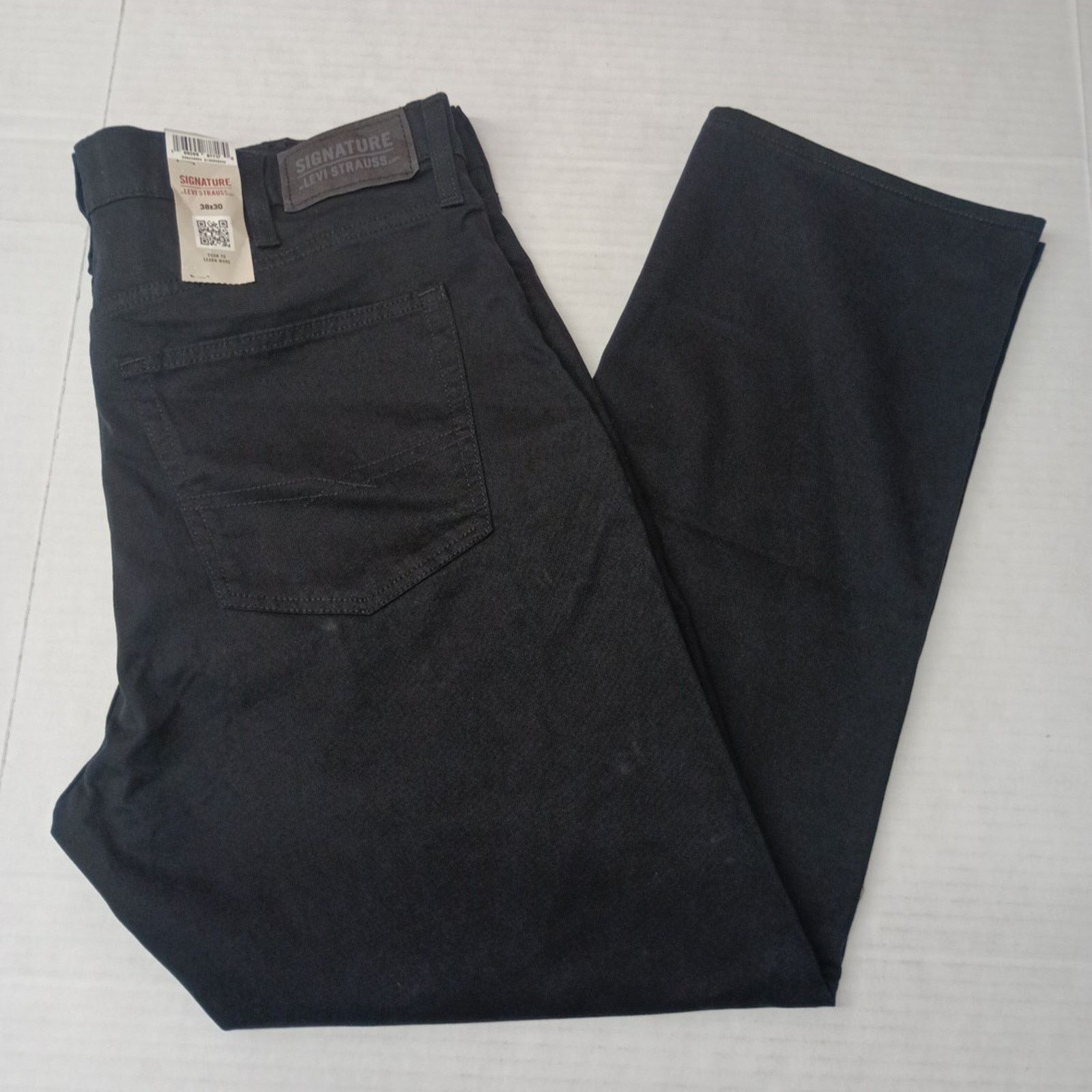 Levi's Signature By Levi Strauss Chino Pants Men's Size 38x30 Black Size US 38 / EU 54 - 1 Thumbnail