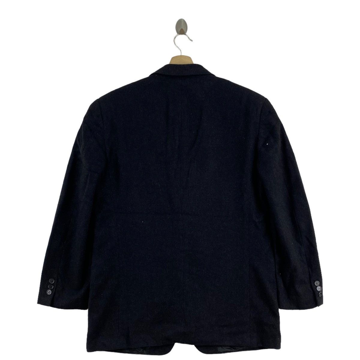 Krizia Uomo KRIZIA UOMO Italian Designer Black Blazer Coat Jacket Size US L / EU 52-54 / 3 - 2 Thumbnail