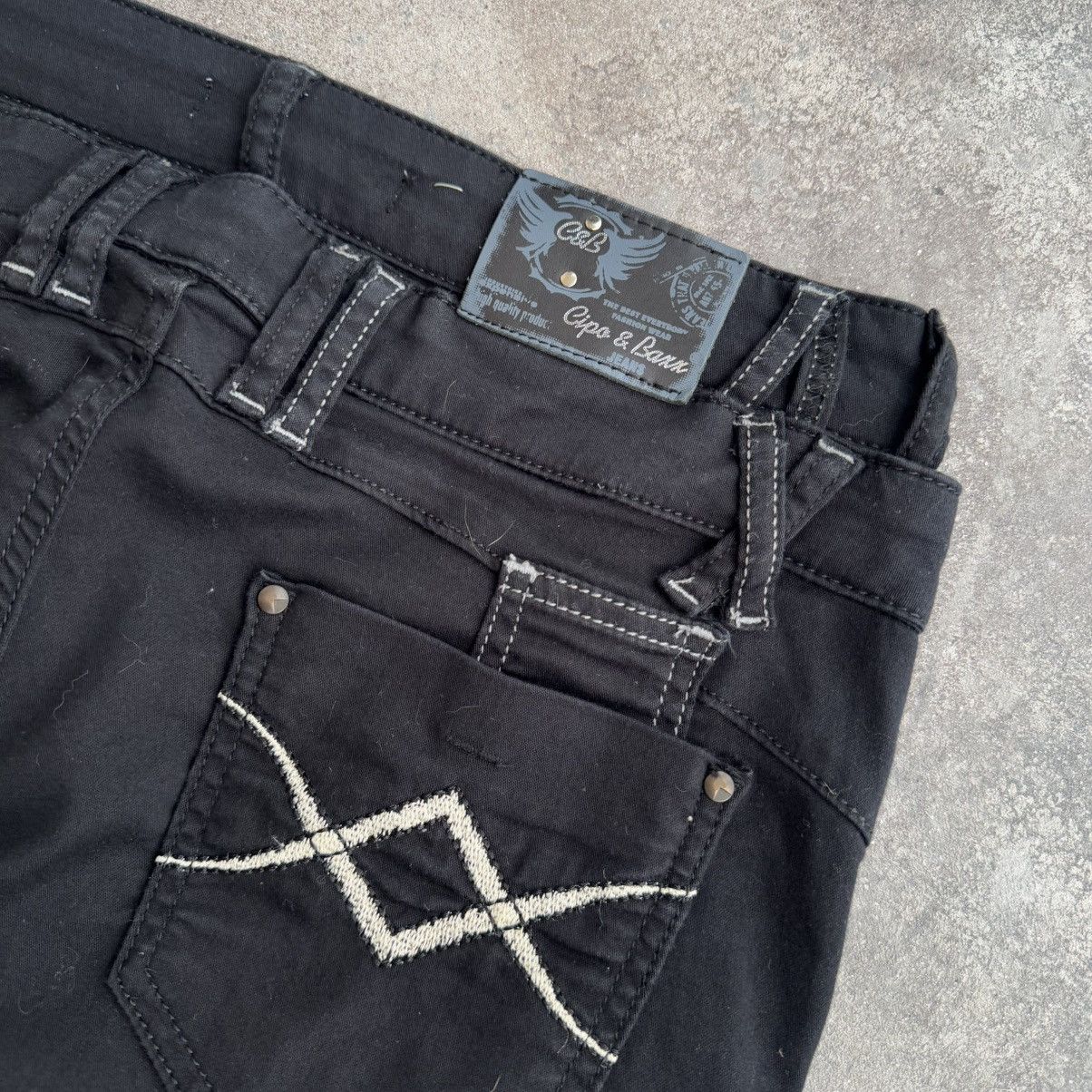 20471120 × Japanese Brand Avant Garde Vintage Y2K Black Gothic Jeans Size 30" / US 8 / IT 44 - 13 Thumbnail