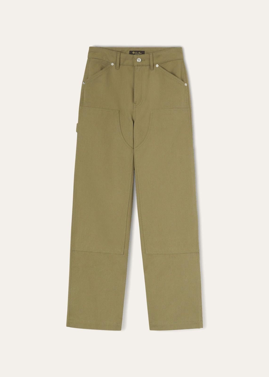 Loro Piana o1srvl11e0125 Hans Horsey Panama Pant in Khaki Size 30" / US 8 / IT 44 - 1 Thumbnail