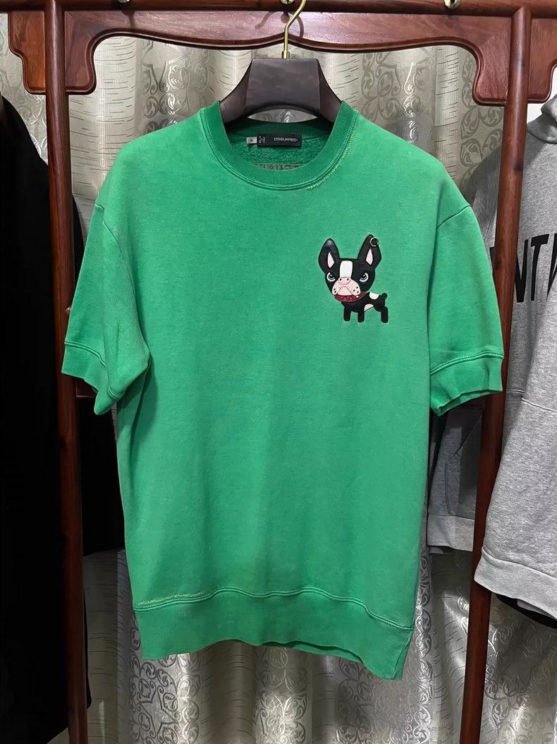 Dsquared2 Dsquared2 Dsquared2 Short Sleeve Sweatshirt in Green-2506 Size US M / EU 48-50 / 2 - 1 Thumbnail