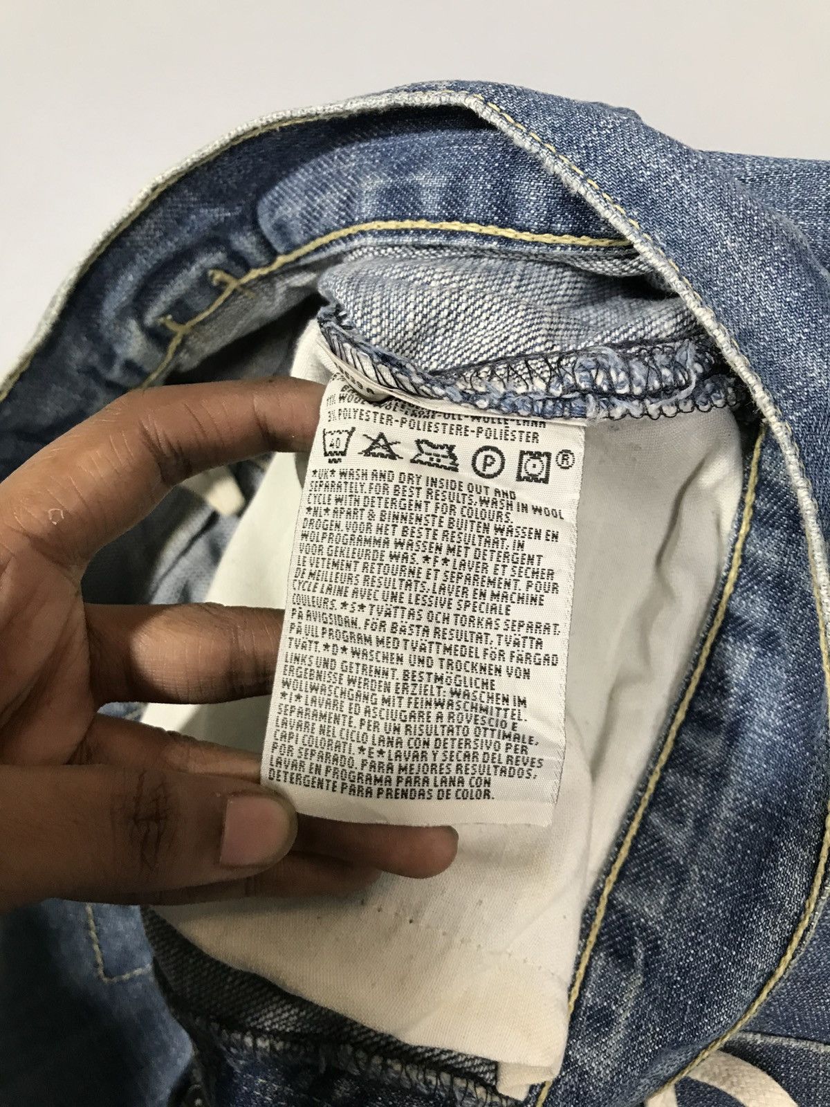 Levi's Vintage Levi’s engineer jeans buckle belt denim Size US 32 / EU 48 - 7 Thumbnail