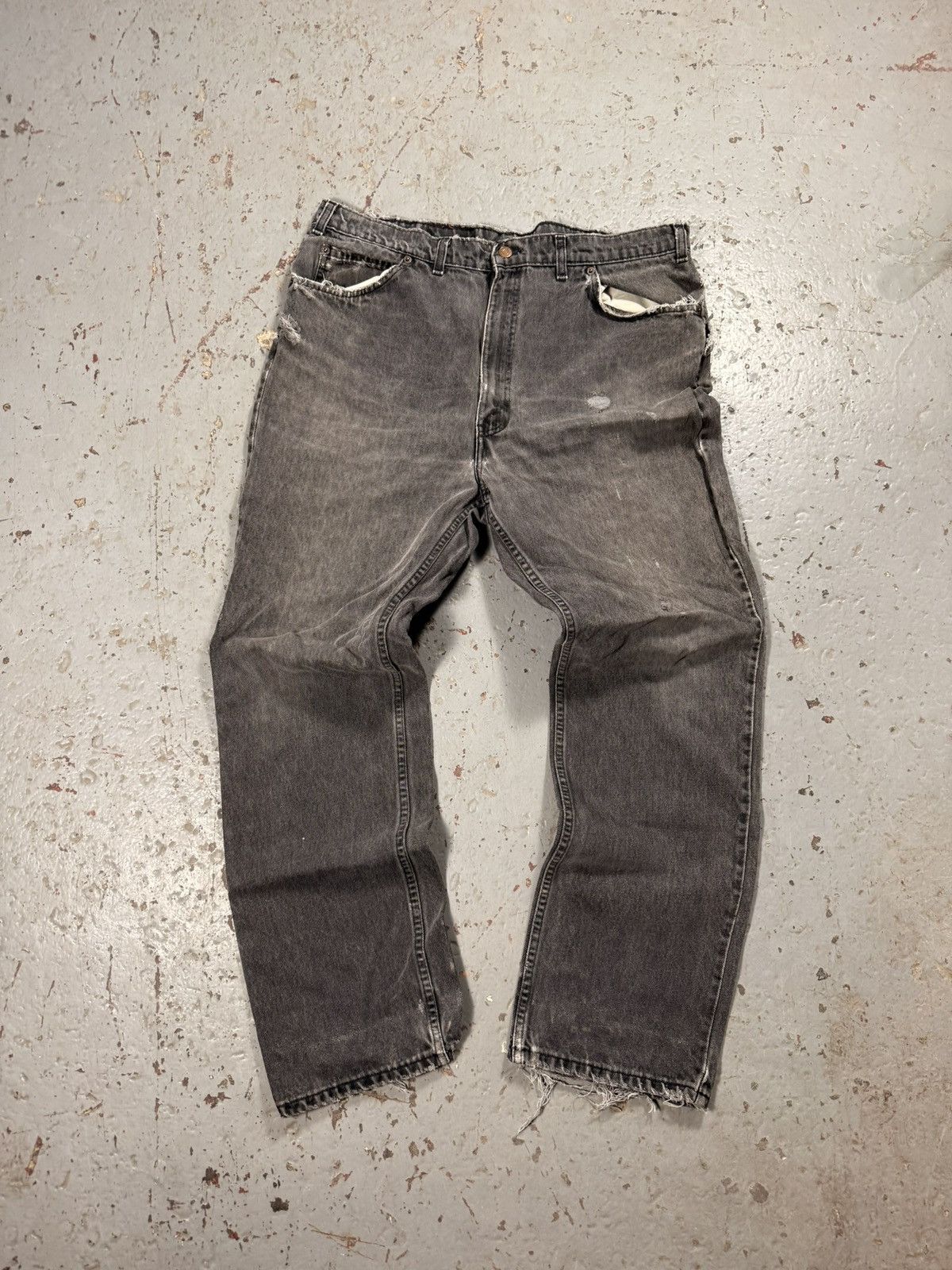 Levi's Vintage Ash Grey Faded Orange Tag Levi Jeans Size US 36 / EU 52 - 1 Thumbnail