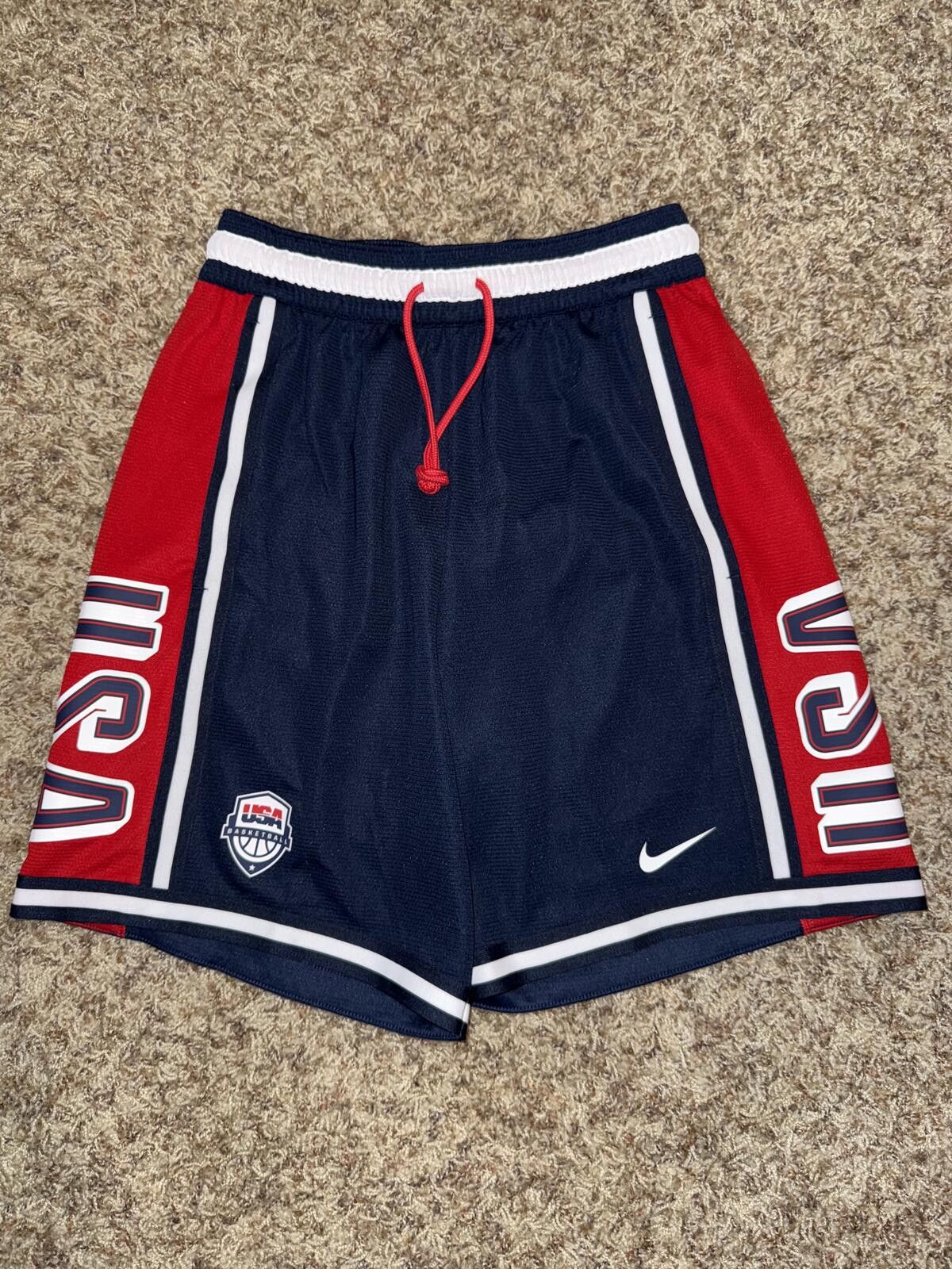 Nike Nike Men’s Team USA Pre Game Basketball Shorts Sample Size US 28 / EU 44 - 1 Thumbnail