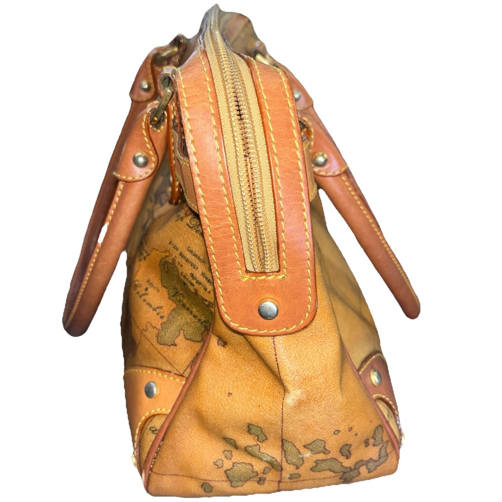 Alviero Martini ALVIERO MARTINI 1A CLASSE Geo Print Leather Handbag Bag Size ONE SIZE - 6 Thumbnail