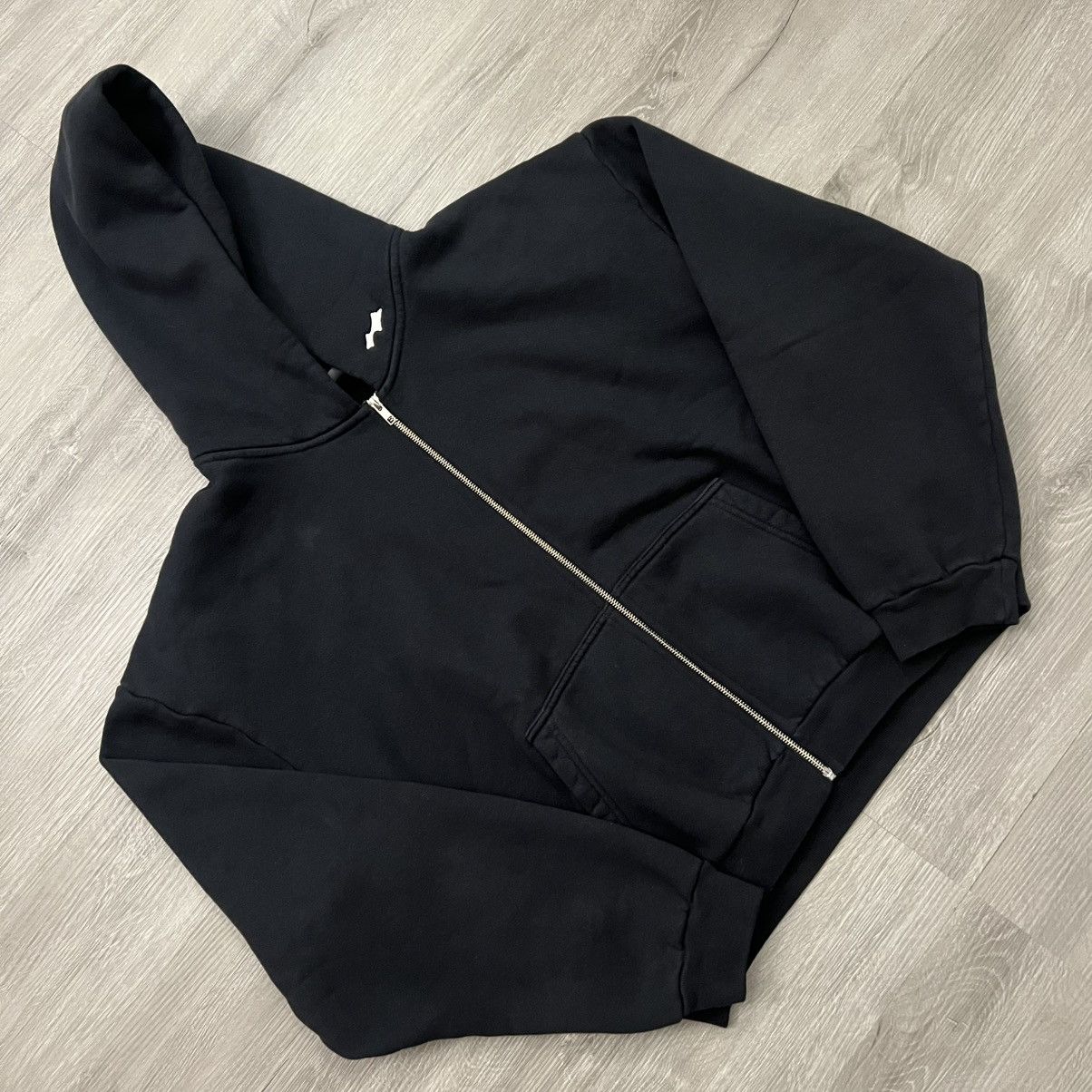 SKYLRK SKYLRK Zip Blue Hoodie | Grailed