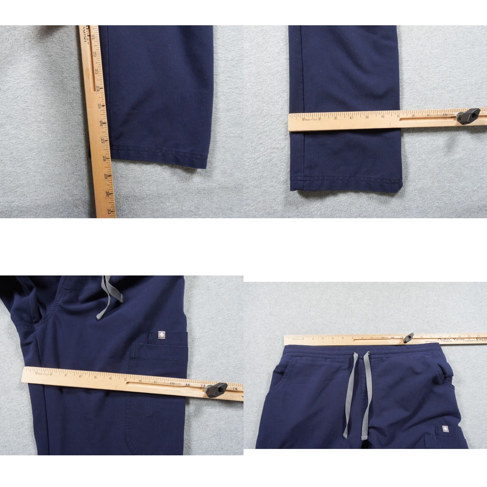 Vintage FIGS Pants Womens Medium Blue Scrub Bottom Nurse Medical Workwear Ladies M Blue Solid Scrub Bottoms Womens Size 32" / US 10 / IT 46 - 8 Thumbnail