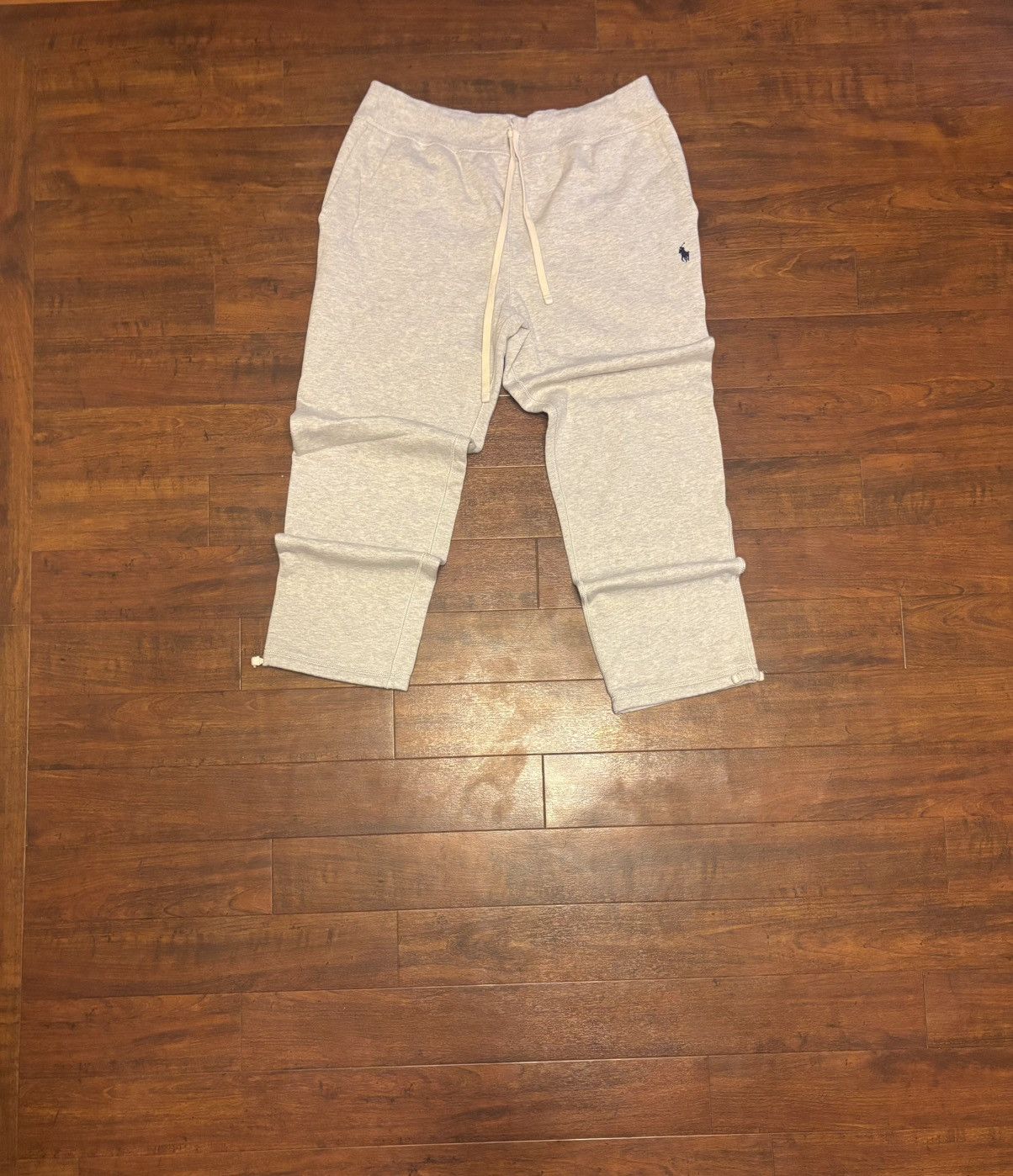 Polo Ralph Lauren Grey Polo Sweatpants with Navy Pony Size US 36 / EU 52 - 1 Thumbnail