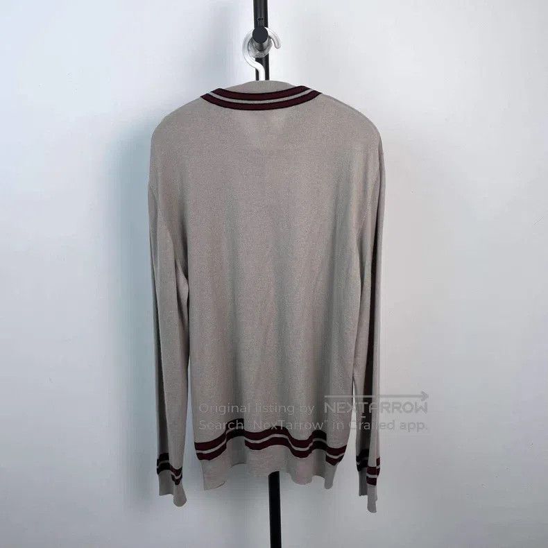 Hermes Hermes Wool Sweater Gray Size US XL / EU 56 / 4 - 2 Thumbnail