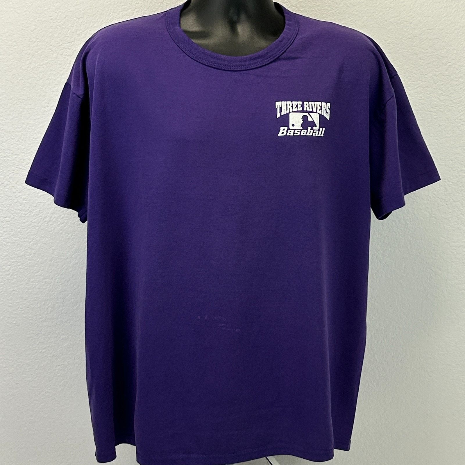 Russell Athletic Vintage 90s Three Rivers Baseball T Shirt XL X-Large Size US XL / EU 56 / 4 - 2 Thumbnail