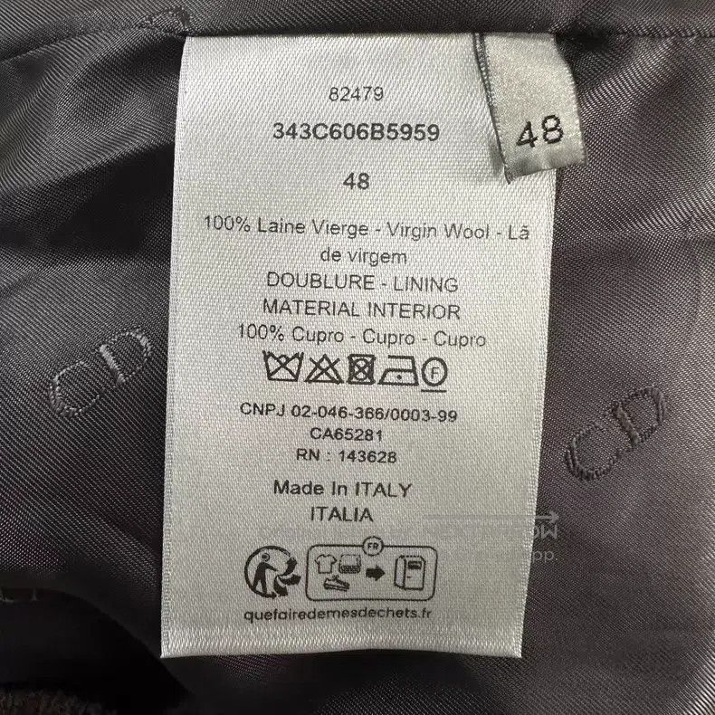 Dior Dior 23fw mocha brown streamer wool pullover jacket Size US M / EU 48-50 / 2 - 8 Thumbnail