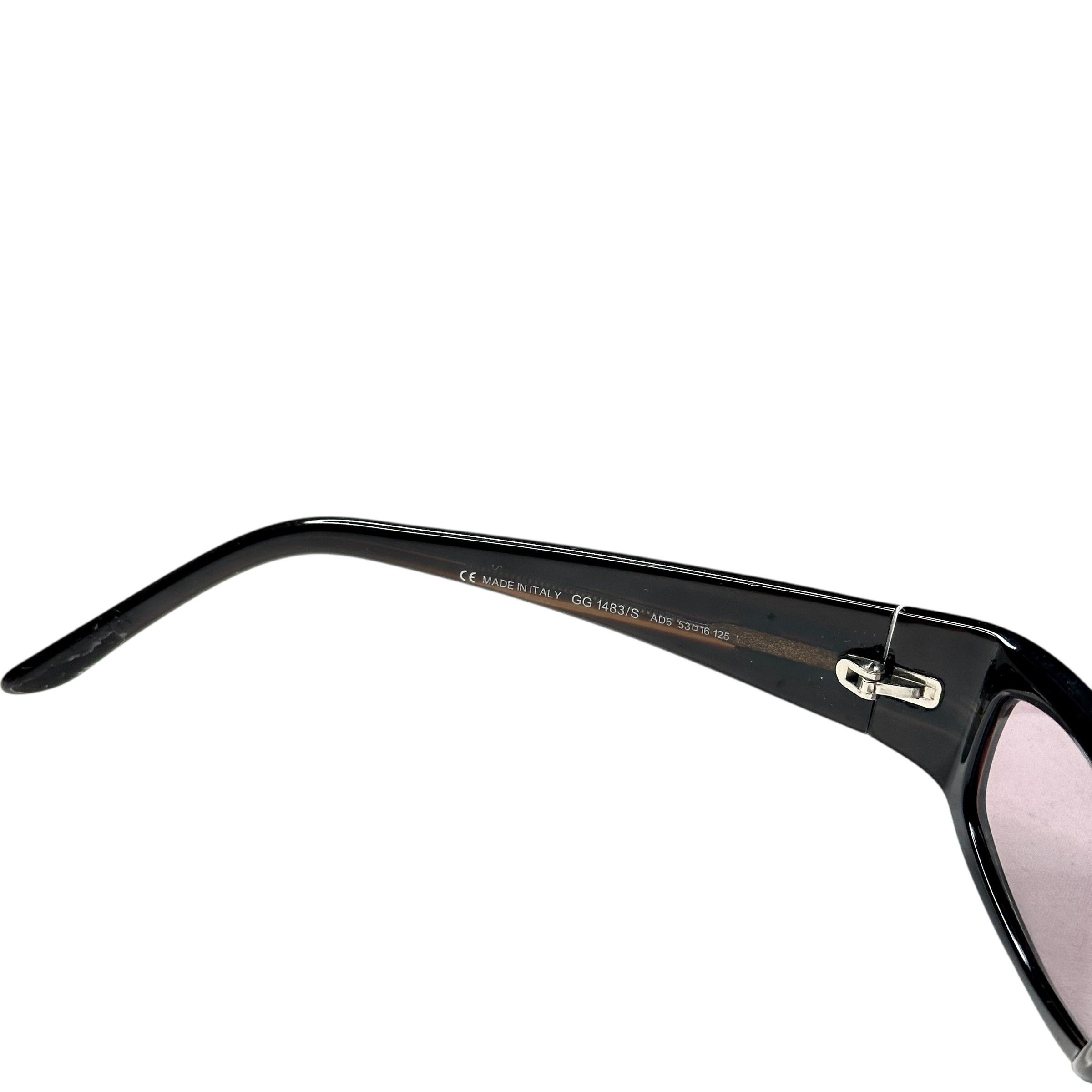 Gucci Gucci Oval Slim Sunglasses Size ONE SIZE - 5 Thumbnail
