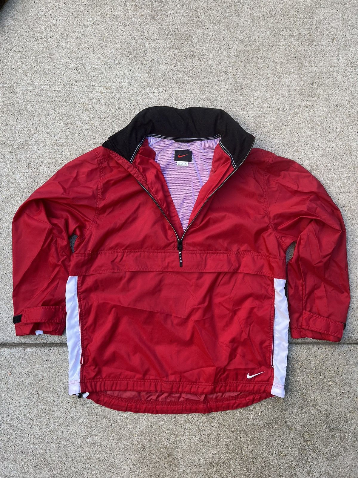 Nike × Vintage Vintage 90s Nike Light Jacket with Packable Hood Size US M / EU 48-50 / 2 - 1 Thumbnail