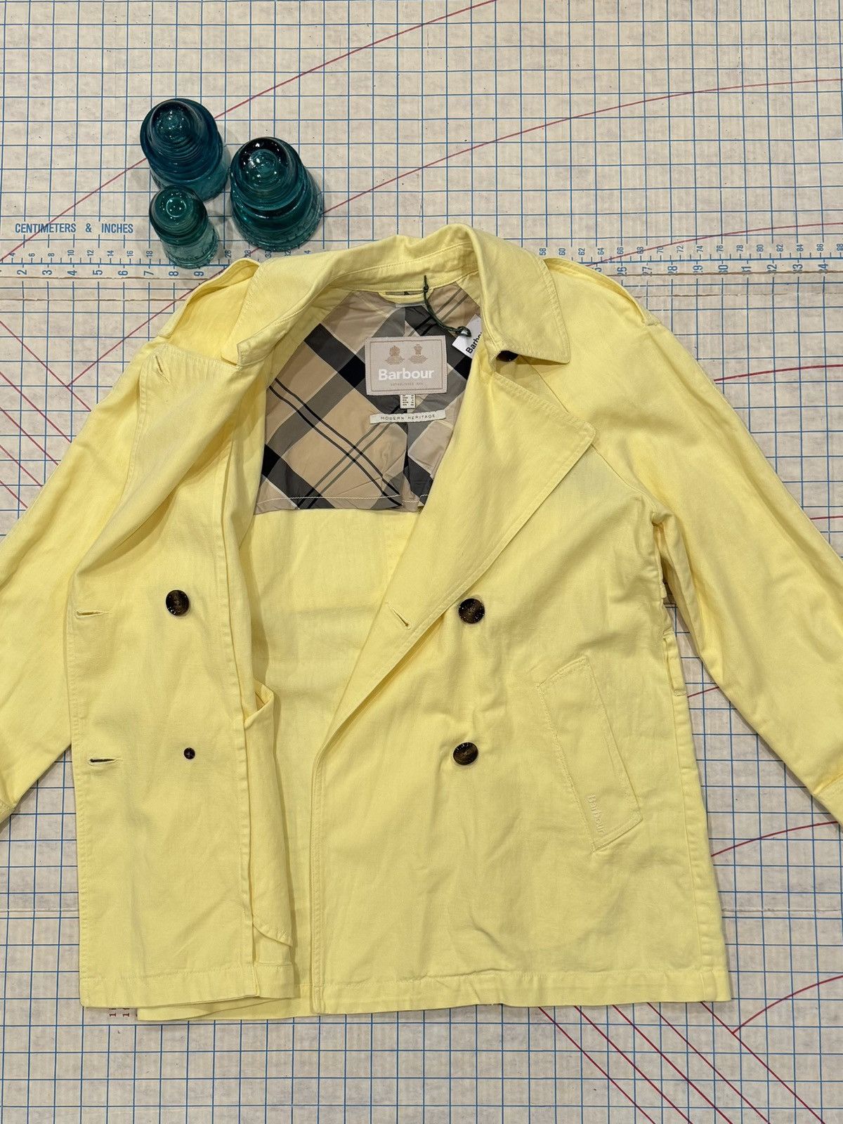 Barbour NWT Barbour Margaret Casual Lightweight Peacoat Yellow Size6 Size M / US 6-8 / IT 42-44 - 5 Thumbnail