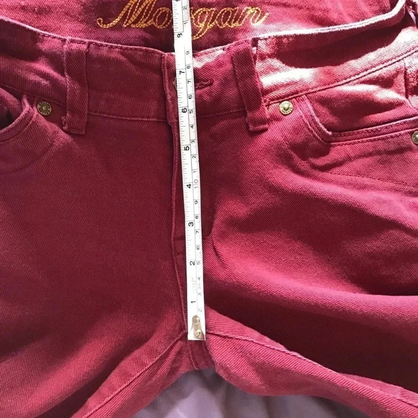 Other Delia’s Jeans Red Skinny Junior Size 3 Size 27" / US 4 / IT 40 - 7 Thumbnail