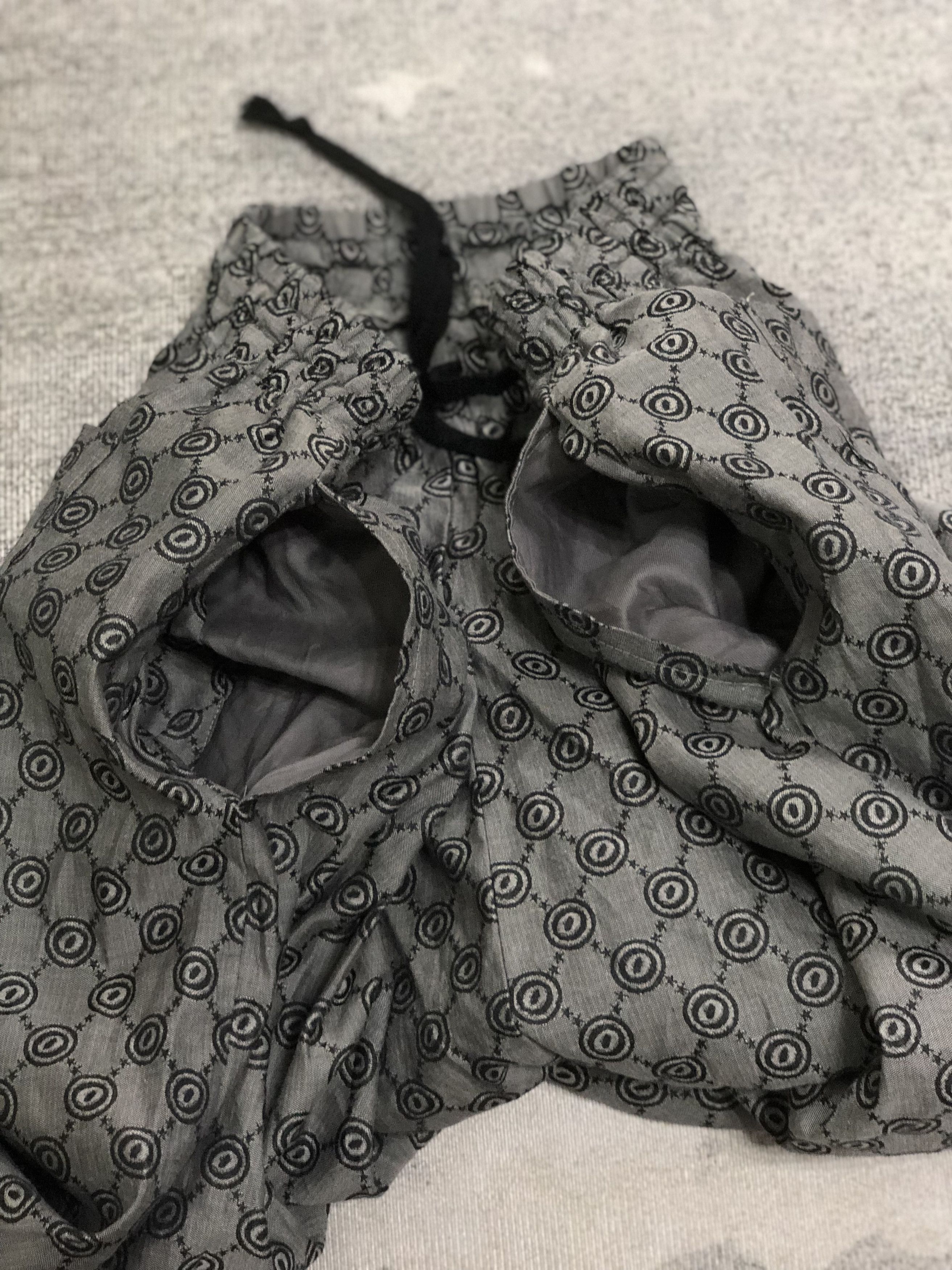 Yohji Yamamoto Overthestripes drawstring ballon cropped pants Size US 32 / EU 48 - 10 Thumbnail